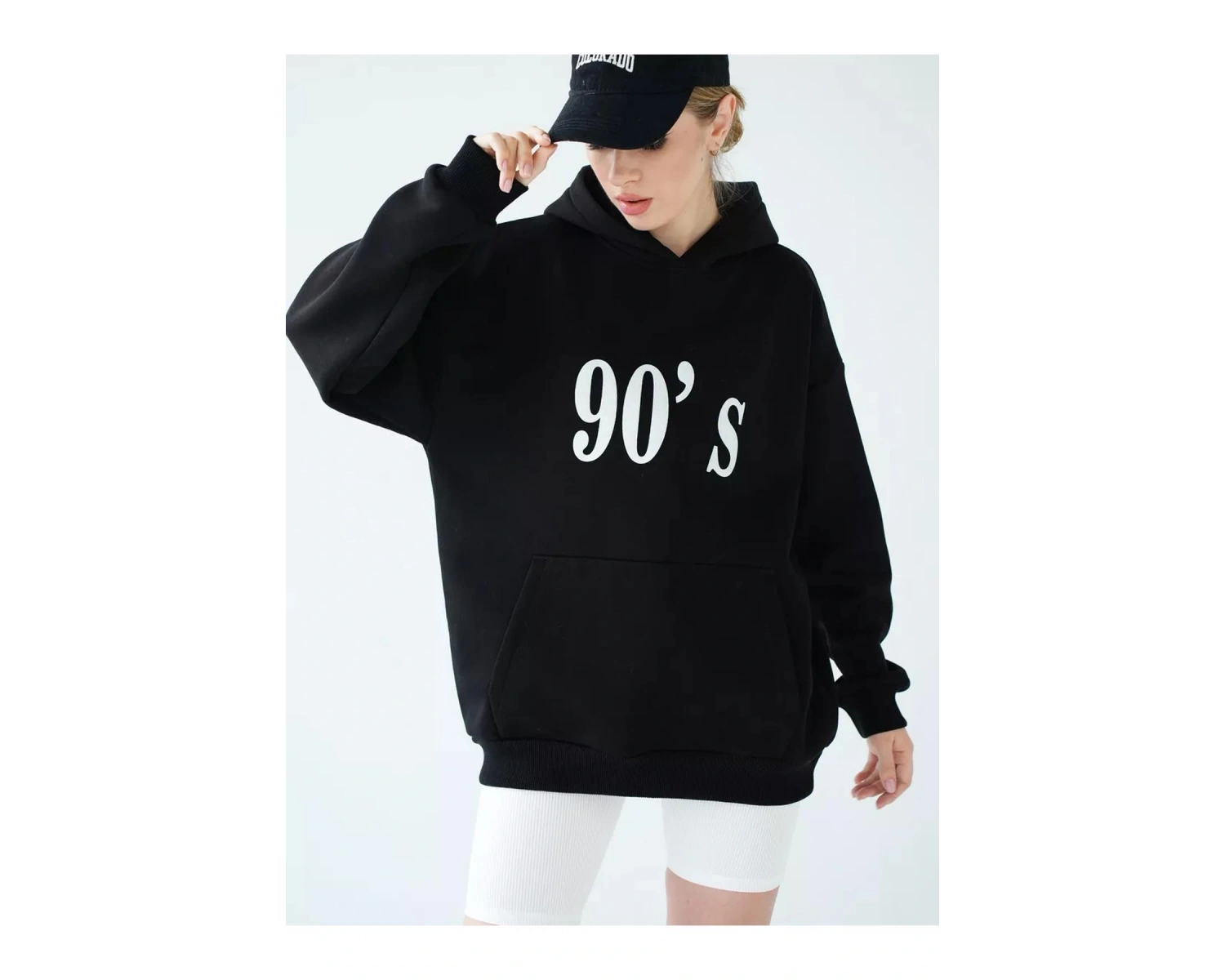 Unisex 90s Sweatshirt Siyah