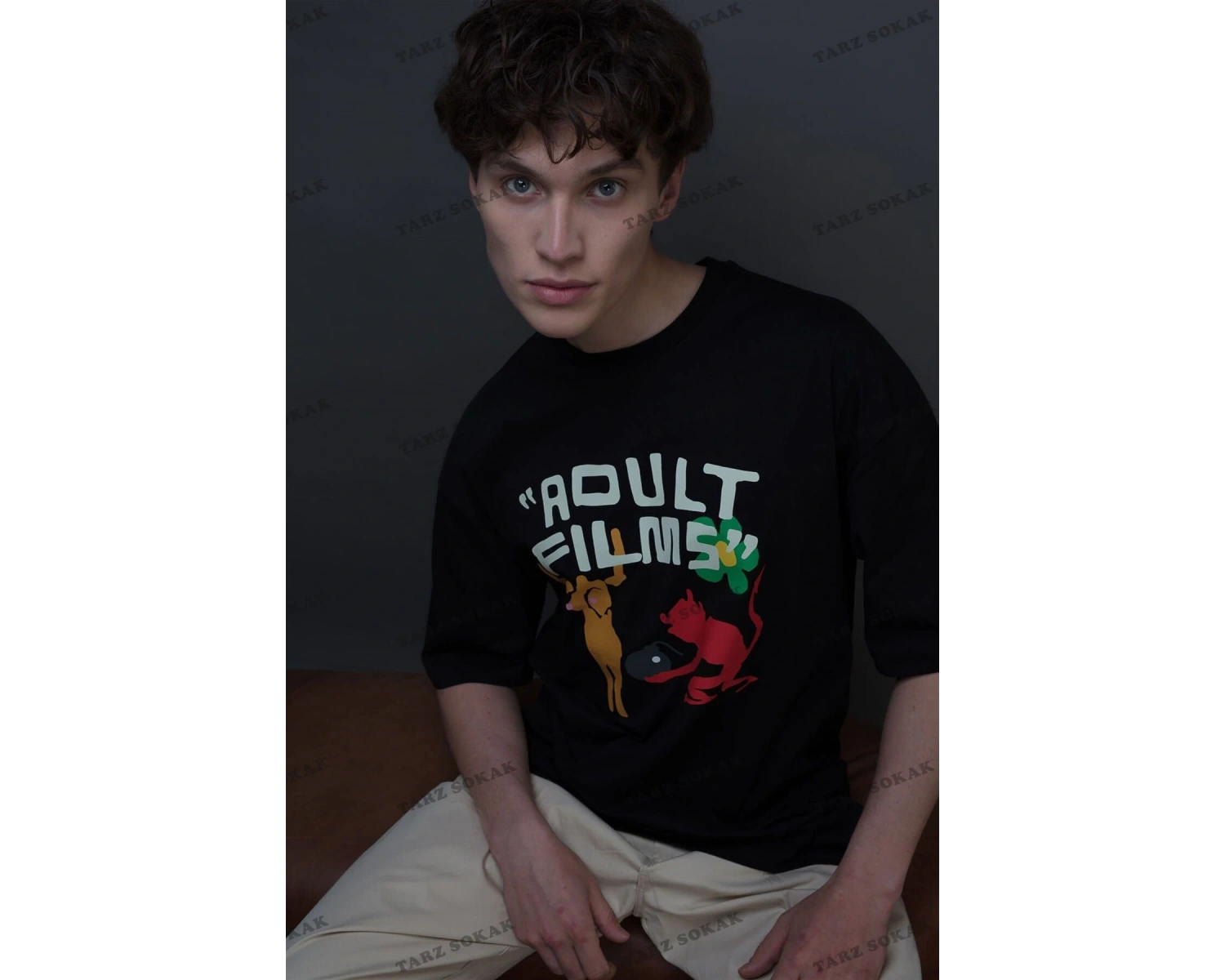 Unisex Adult Films Siyah