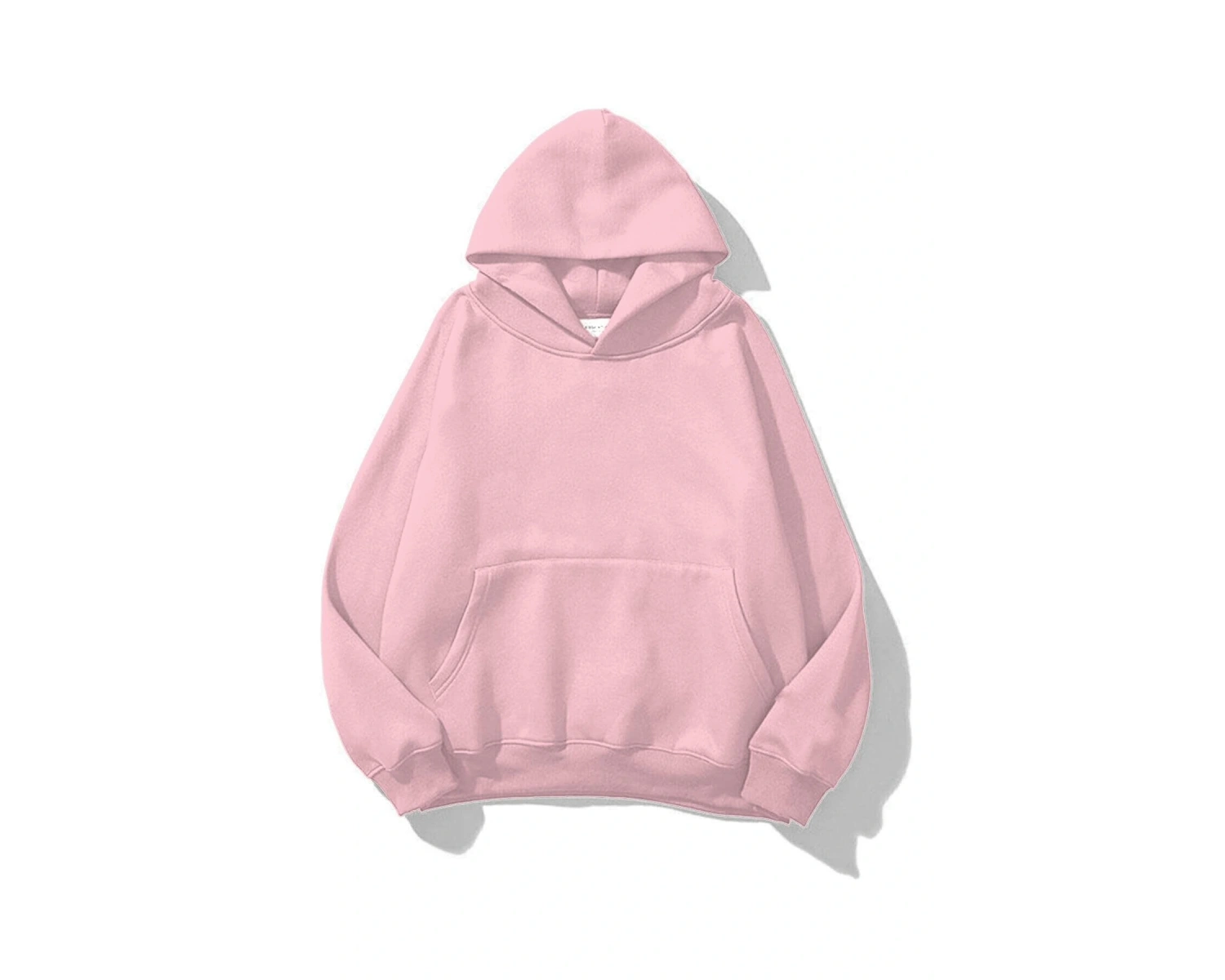 Unisex Akrep Taş Baskılı Sweatshirt Pembe