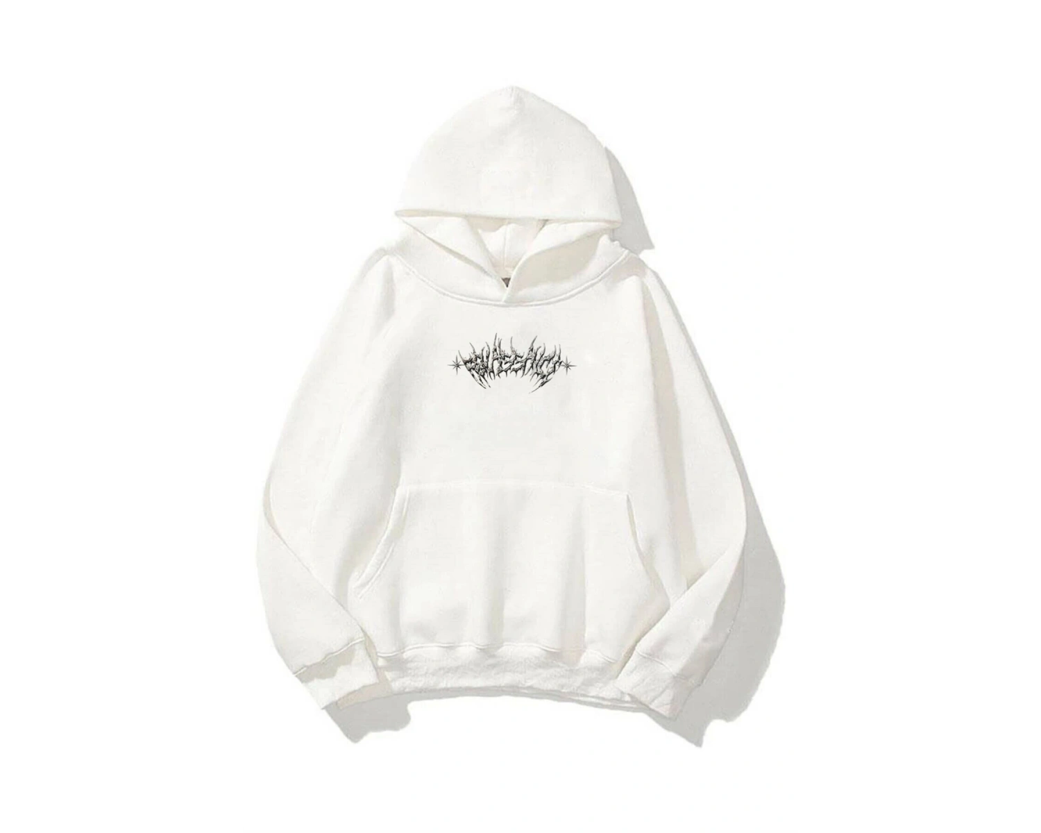 Unisex Angel Sweatshirt Hoodie Beyaz