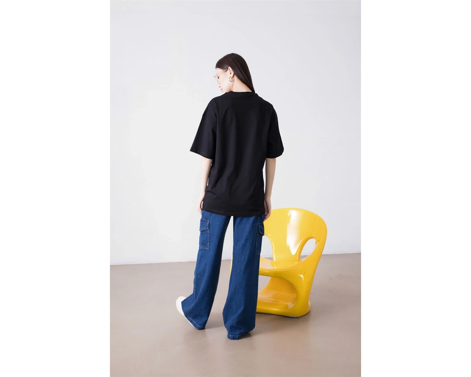 Unisex Aniformant Siyah Tshirt