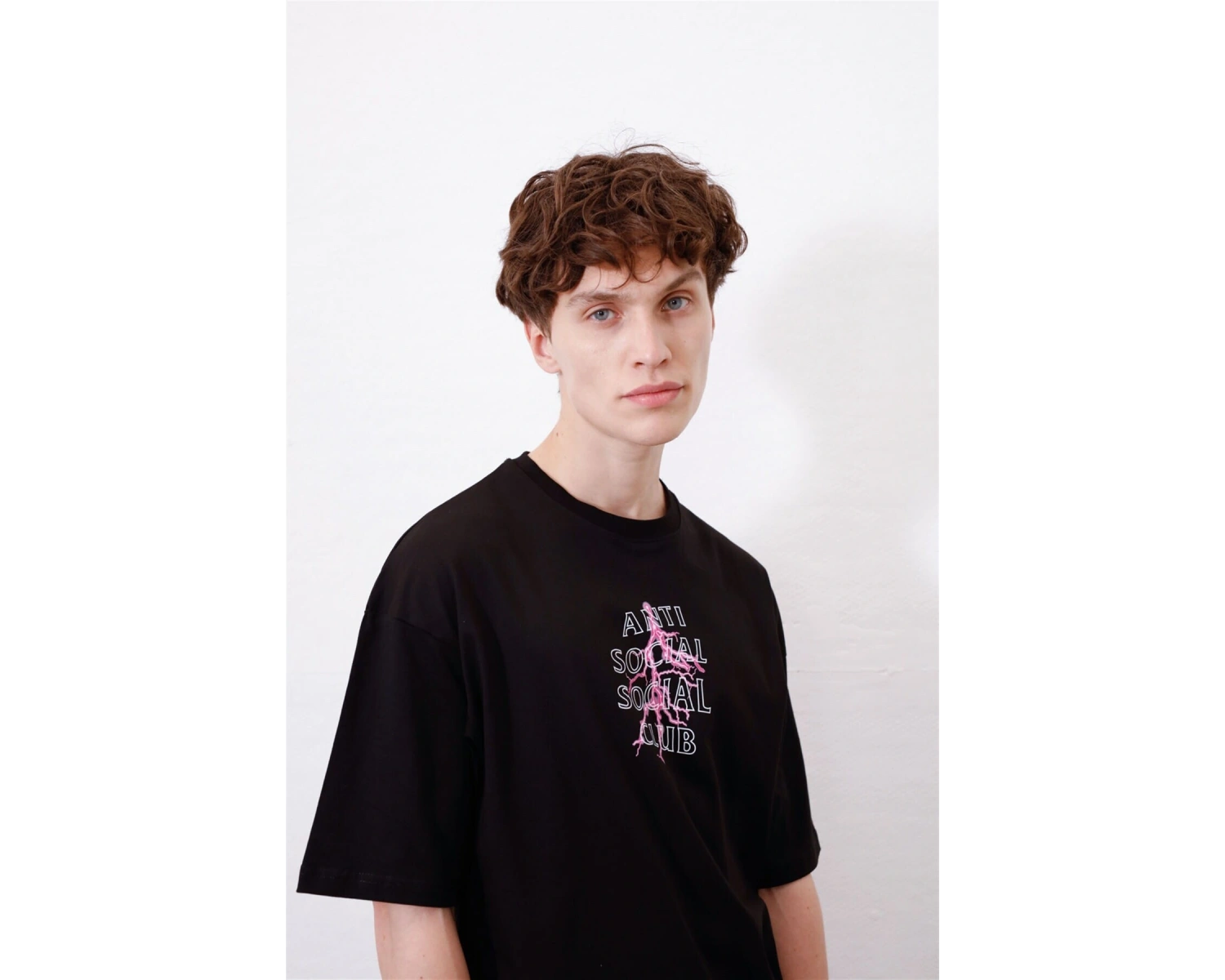 Unisex Anti Social Club Siyah Tshirt