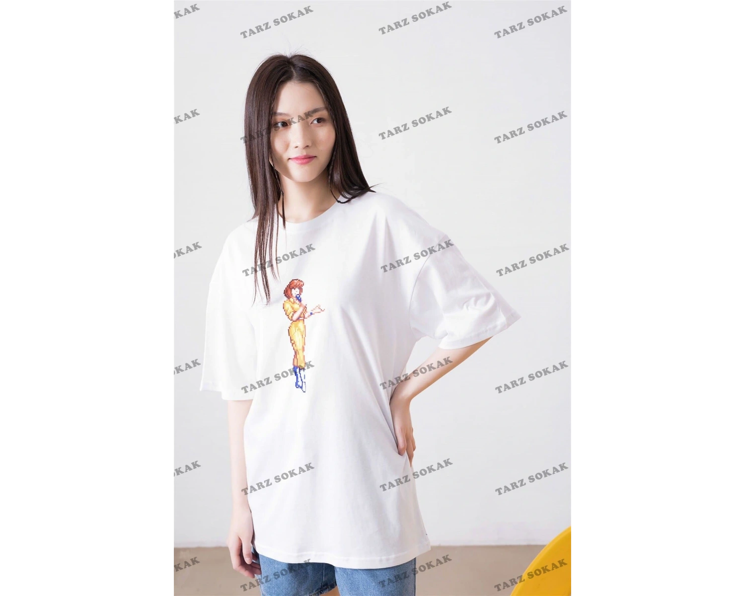 Unisex April Oneil Ninja Turtles Beyaz