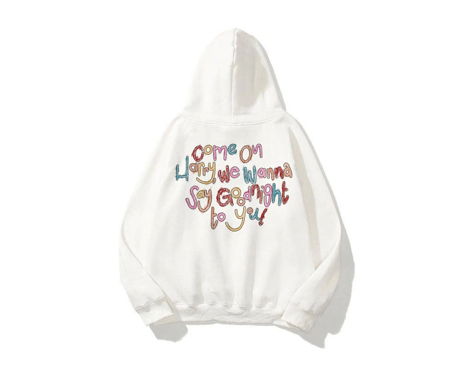 Unisex As It Was Sweatshirt Hoodie Beyaz