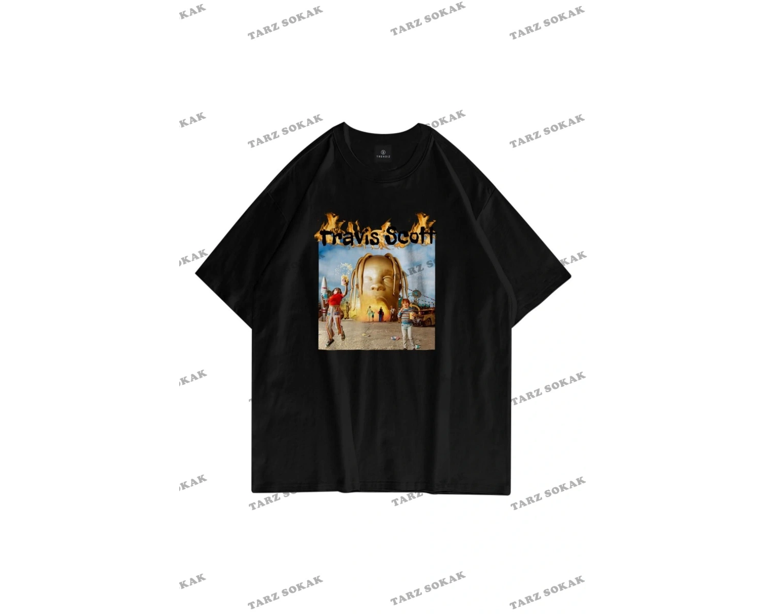 Unisex Astroworld Album Cover Siyah