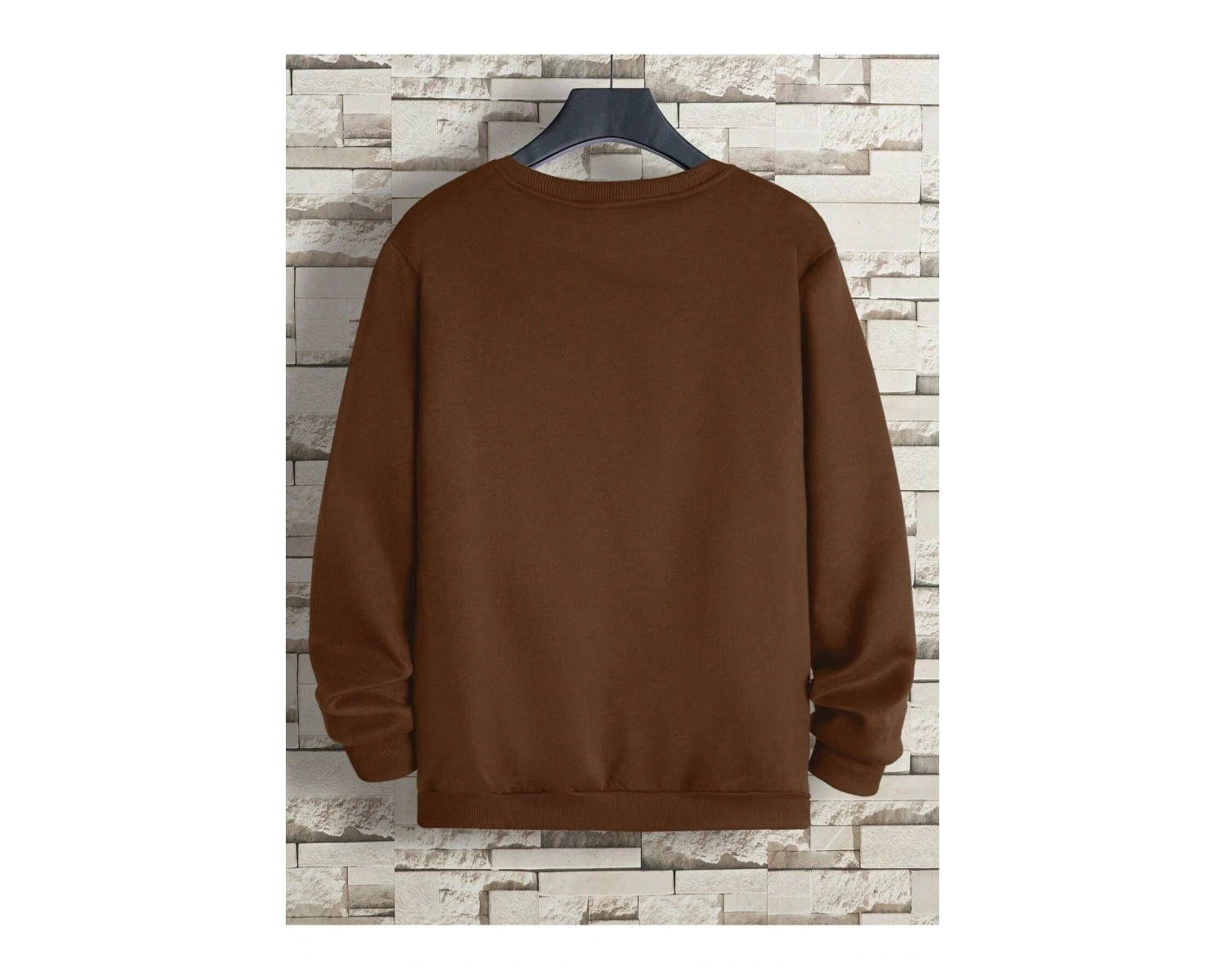 Unisex Baskılı Oversize Kapşonlu Sweatshirt Siyah