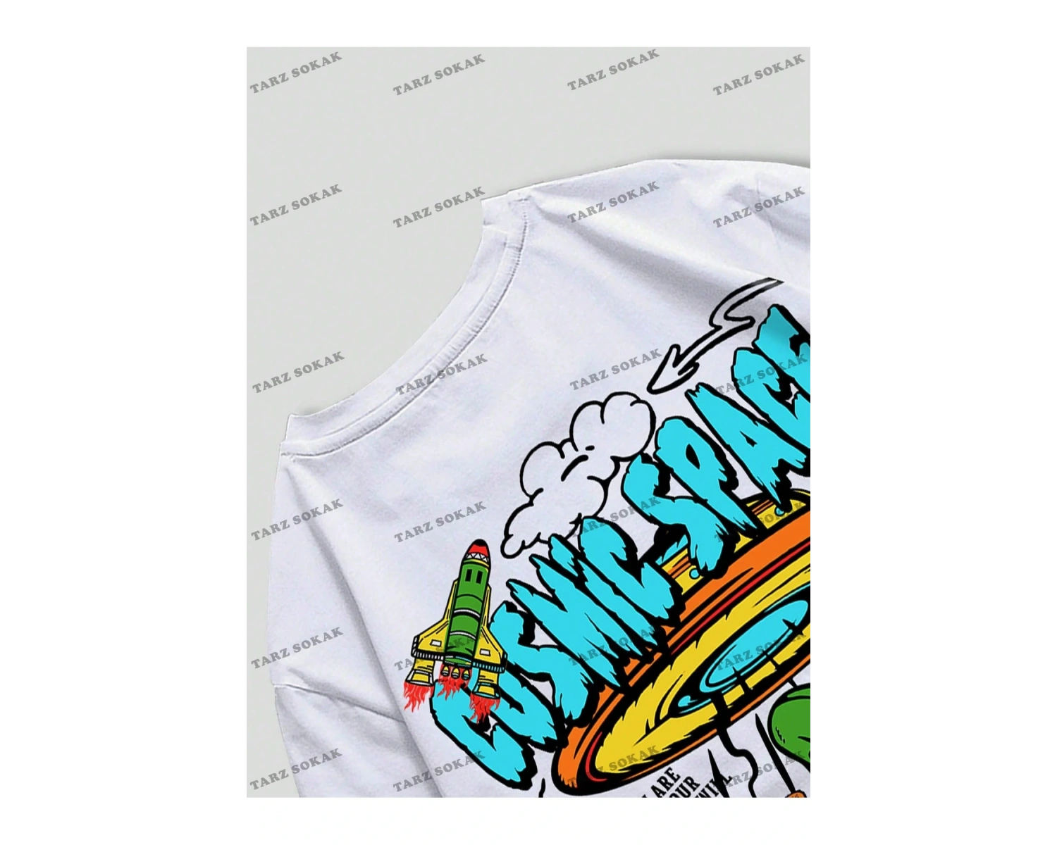 Unisex Bay/bayan Ufo T-shirt