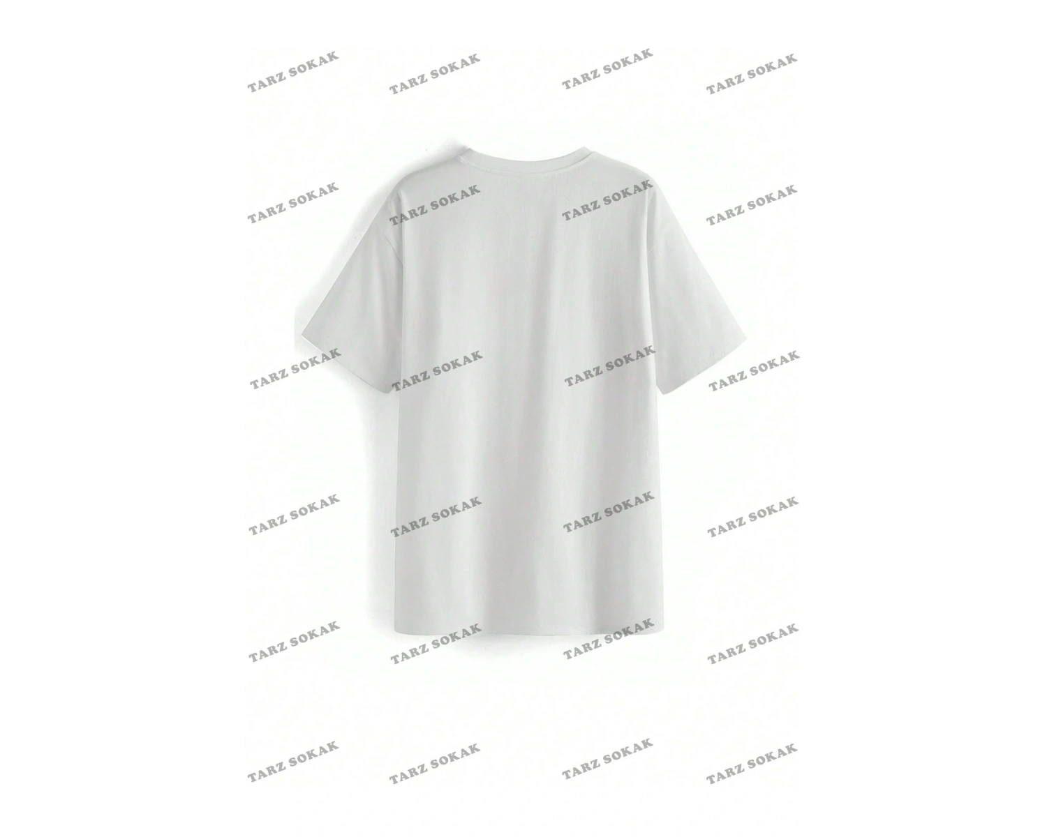 Unisex BAY  Desen Baskılı Düşük Omuzlu T-Shirt KOD-1334