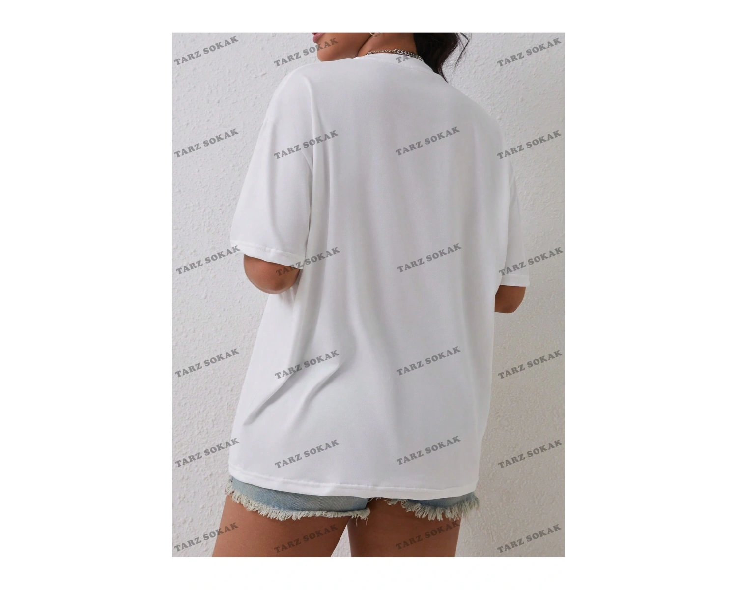 Unisex BAY  Kadın Batı Tarzı Baskılı Kısa Kollu Tişört KOD-1336