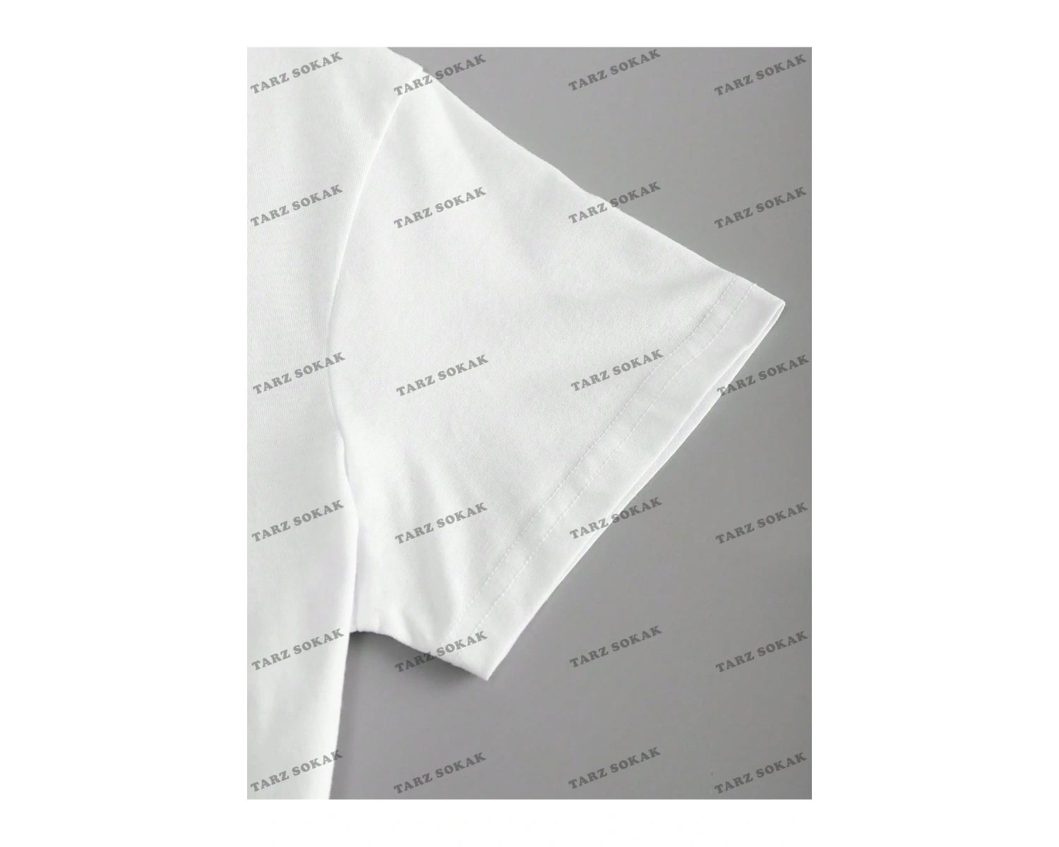 Unisex BAY  Kadın Batı Tarzı Baskılı Kısa Kollu Tişört KOD-1336