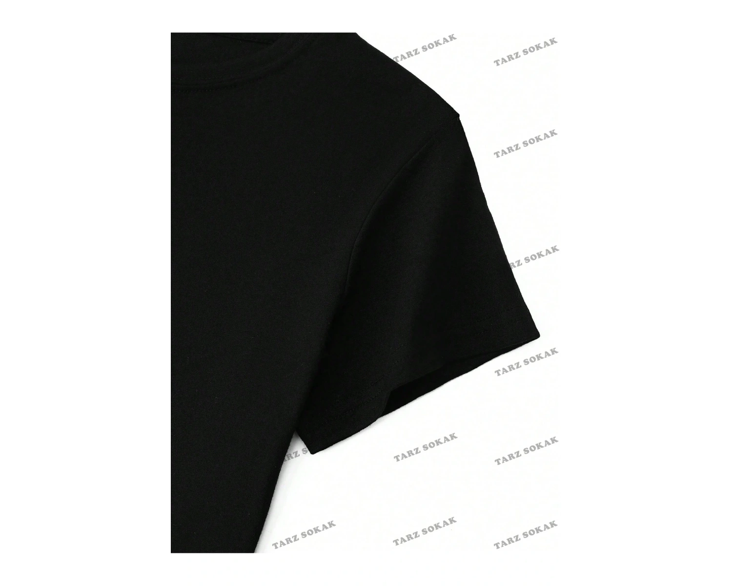 Unisex BAY  Kadın Çizgi Film Karakteri ve Harf Baskılı Tişört KOD-1338