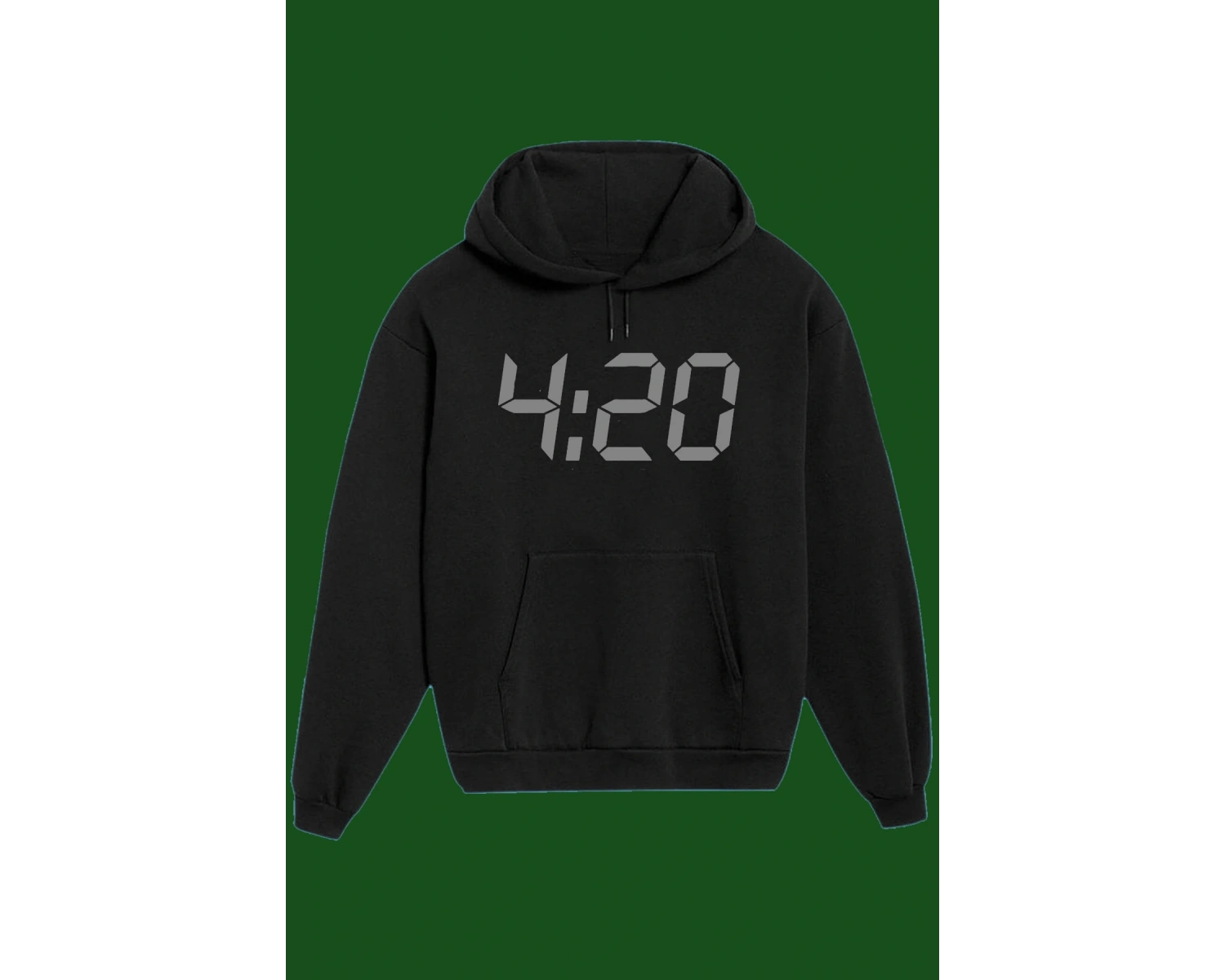 Unisex Beyaz 4.20 Baskılı Sweatshirt