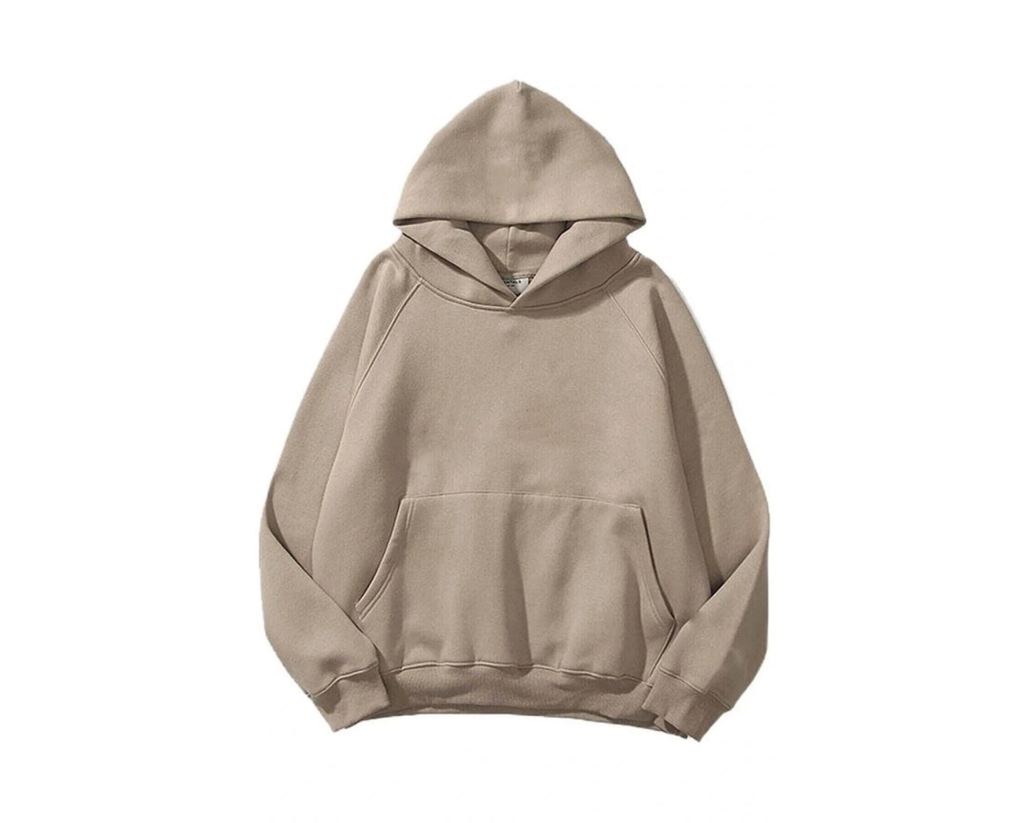 Unisex Beyaz Basic Sweatshirt Trndz200