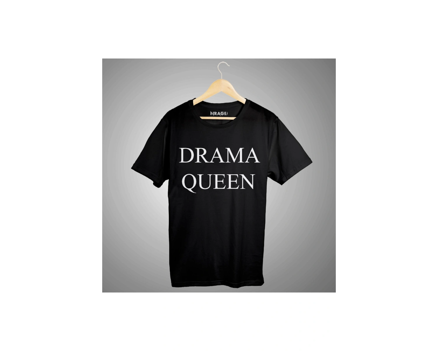 Unisex Beyaz Drama Queen Tişört