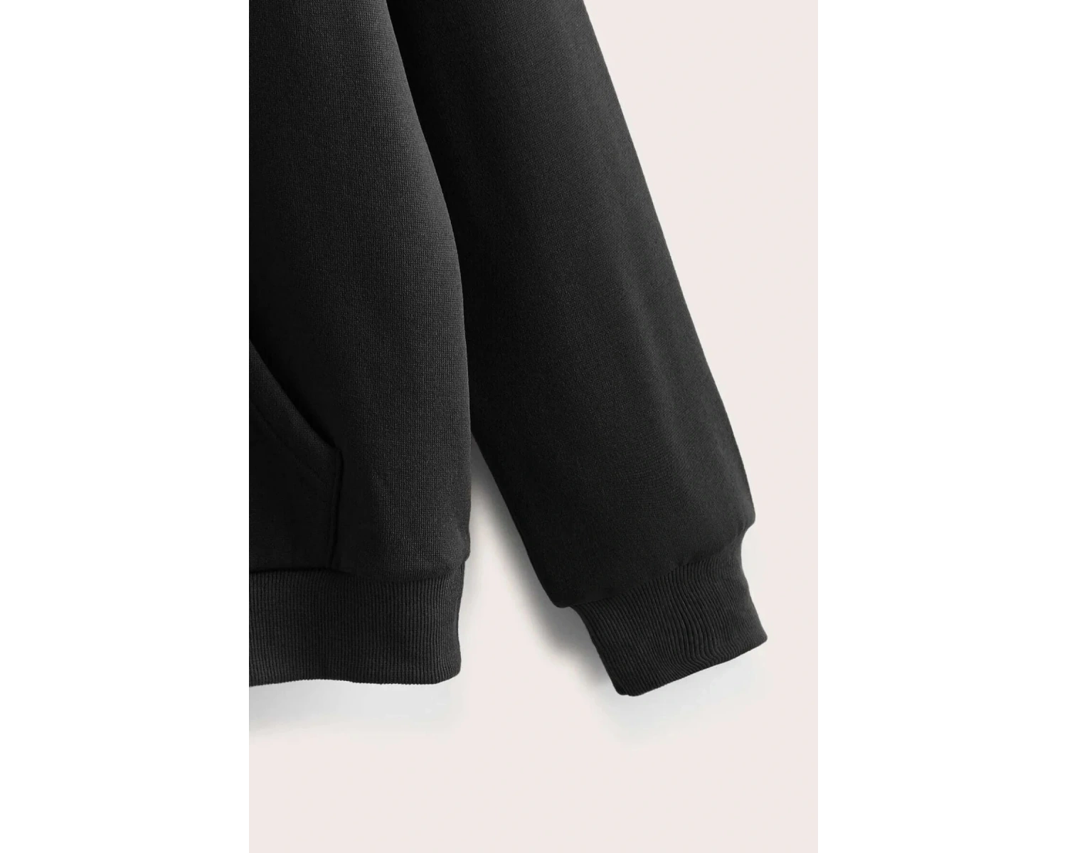 Unisex Beyaz Los Angeles Baskılı Kapüşonlu Oversize Sweatshirt