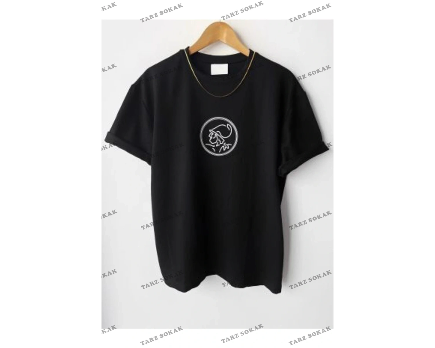 Unisex Beyaz Oversiz Still Follow Freedom Baskılı Örme