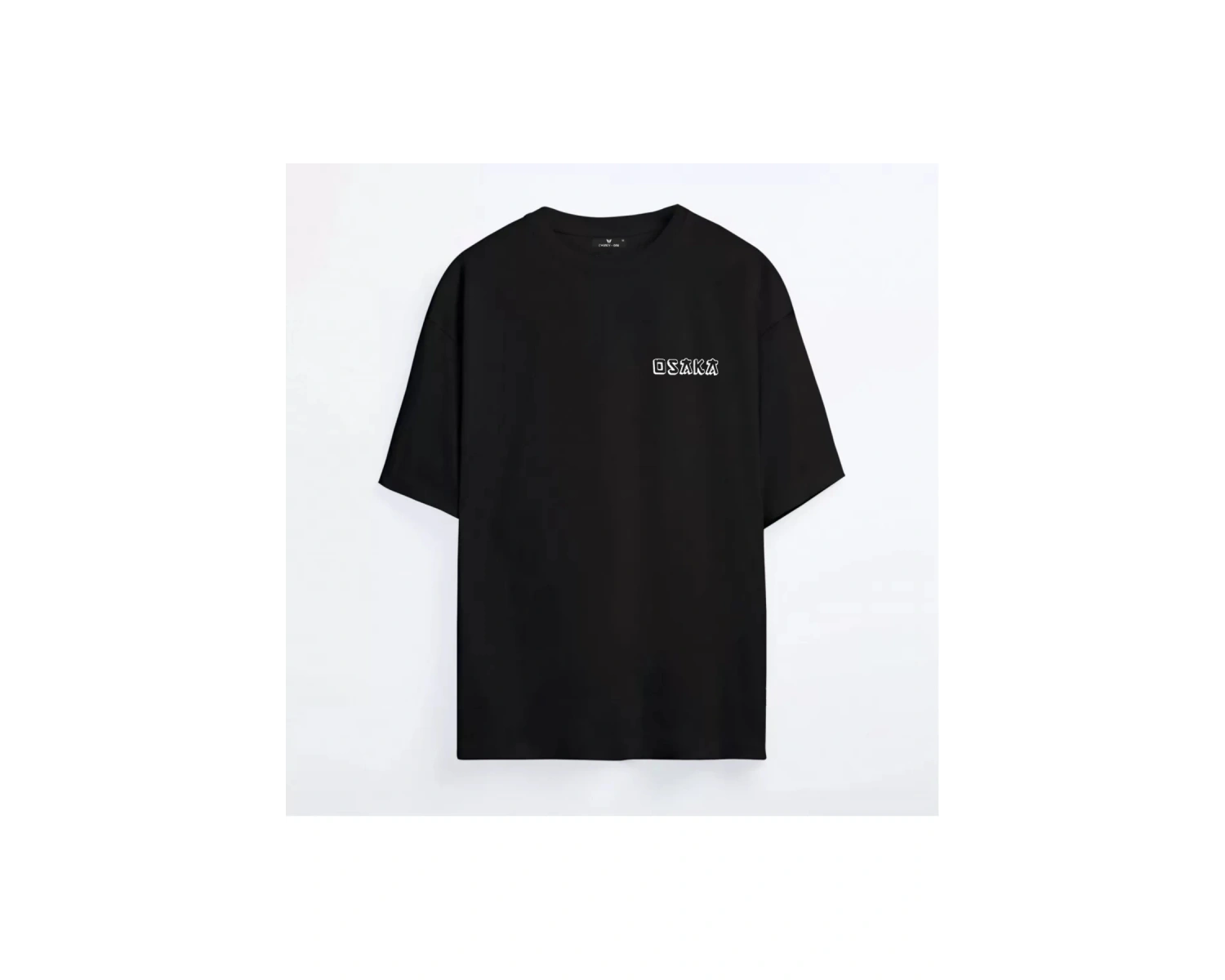 Unisex Beyaz Oversize T-shirt Baskılı Osaka Tişört
