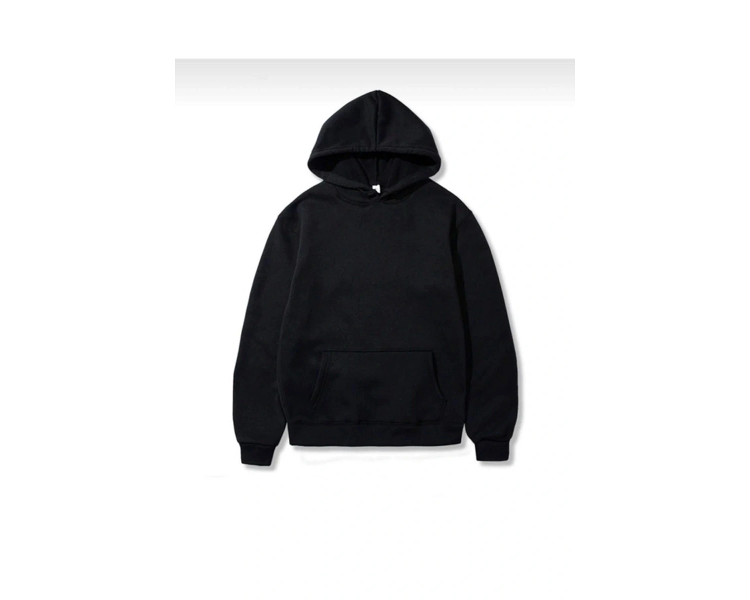 Unisex Beyaz Slim Fit Iç Komple Şardonlu Kapüşonlu Sweatshirt