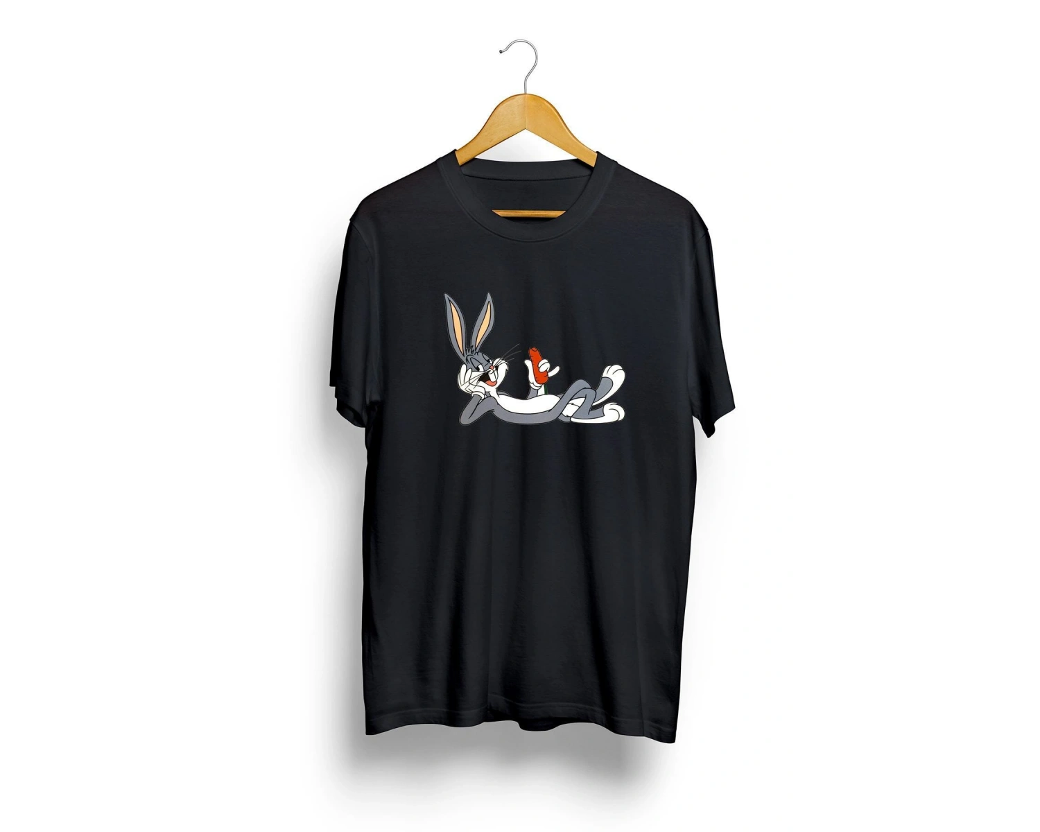 Unisex Beyaz Tom& Jerry Baskılı Oversize T-shirt