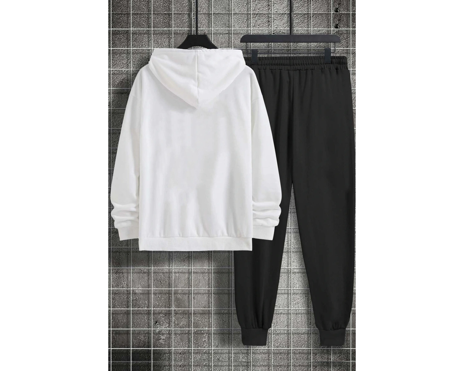 Unisex Brooklyn Baskılı Eşofman Takımı KP-SİYAH-BROOKLYN-ESH-SİYAH