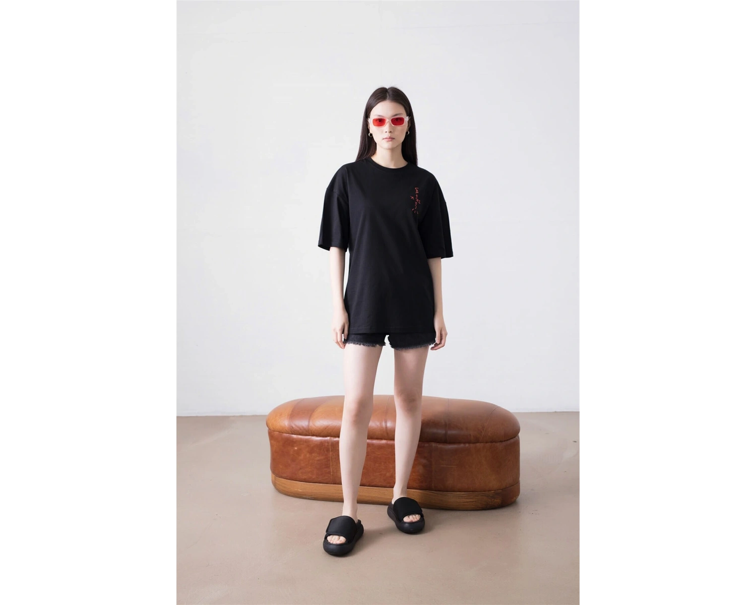 Unisex Cactus Jack Bandana Siyah Tshirt