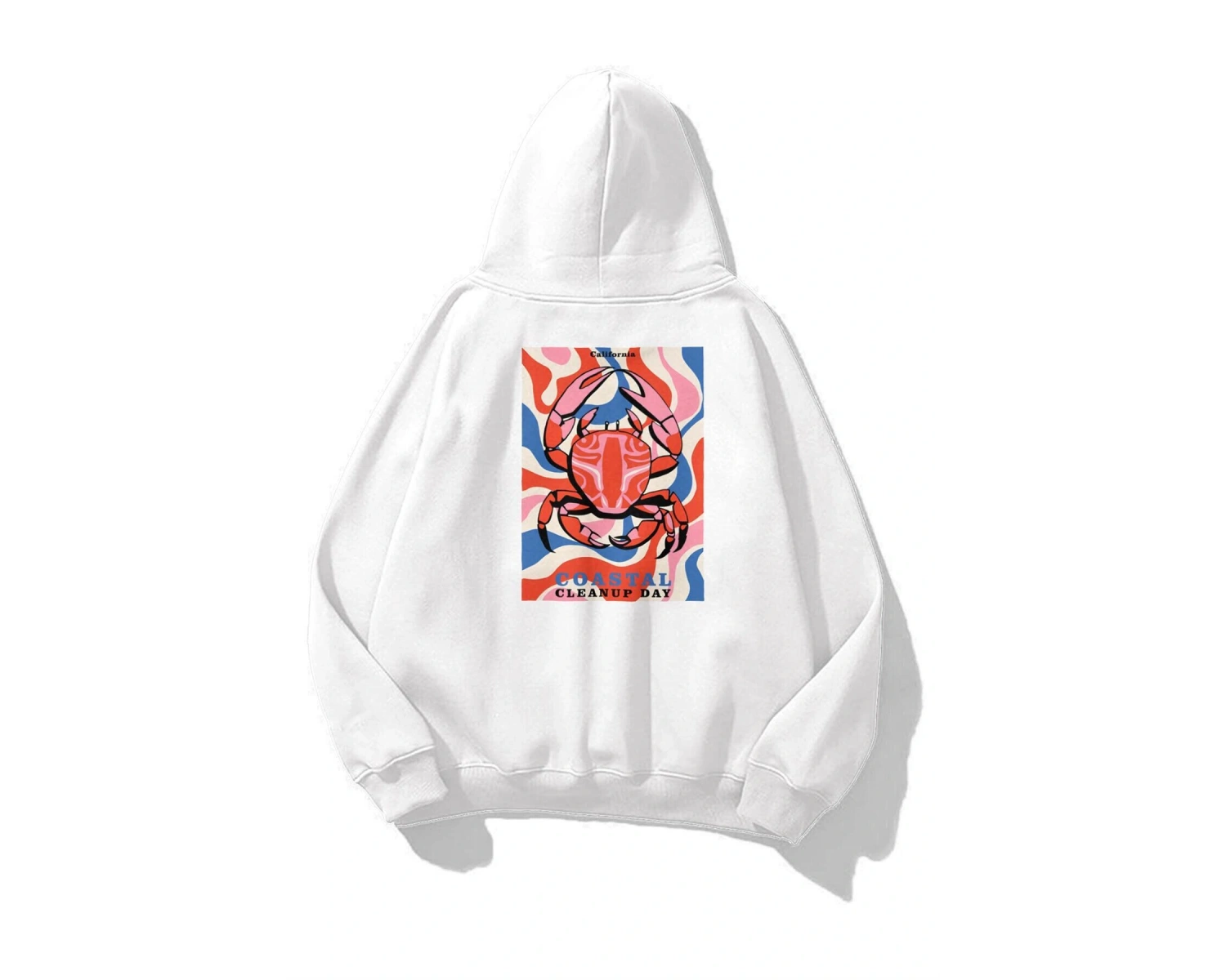 Unisex California Lobster Sweatshirt Beyaz
