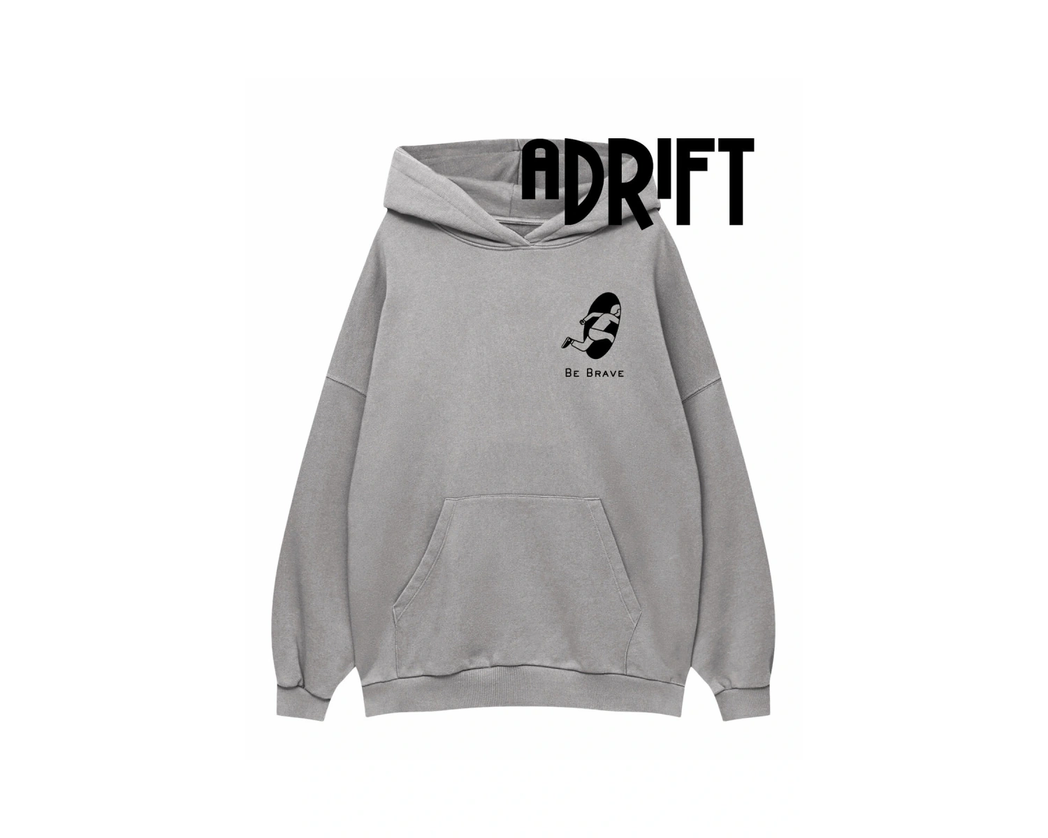 Unisex Cesur Ol Özel Tasarım Swearshirt Hoodie Beyaz