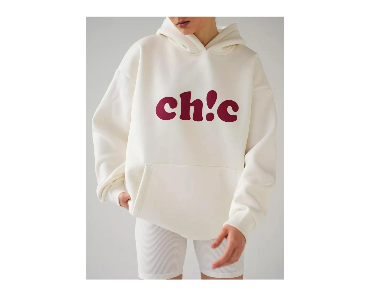 Unisex Ch!c Sweatshirt Beyaz