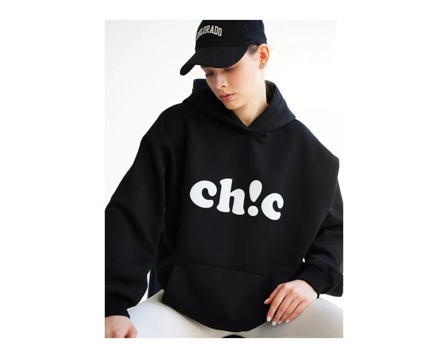 Unisex Ch!c Sweatshirt Beyaz