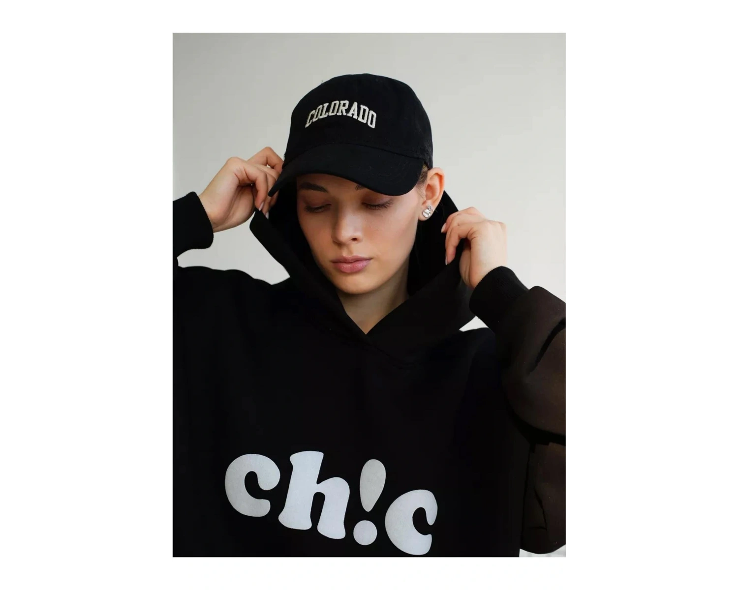 Unisex Ch!c Sweatshirt Beyaz