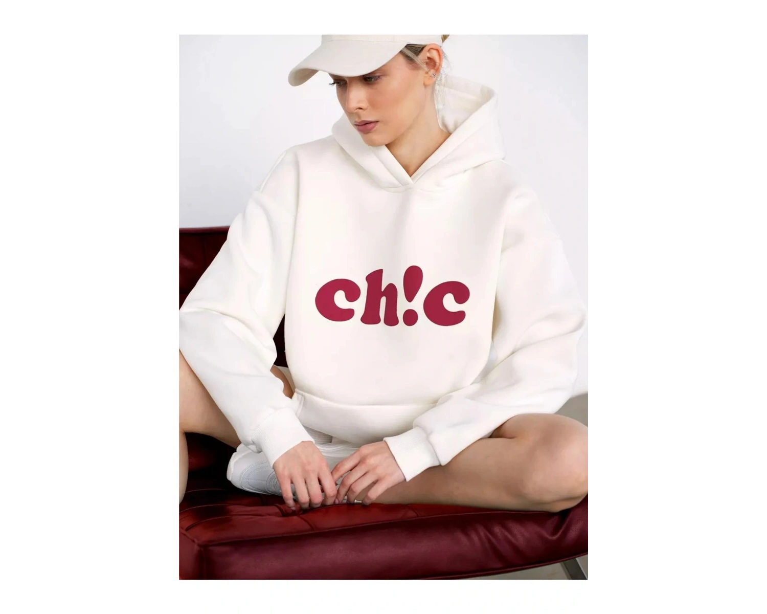 Unisex Ch!c Sweatshirt Beyaz