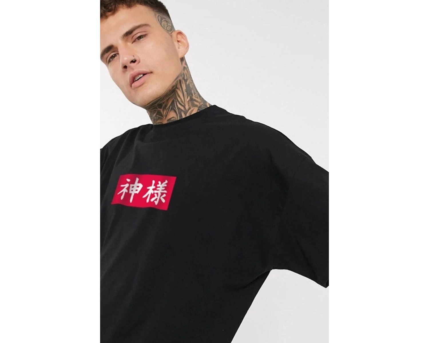 Unisex Chinesebox Baskılı Tshirt