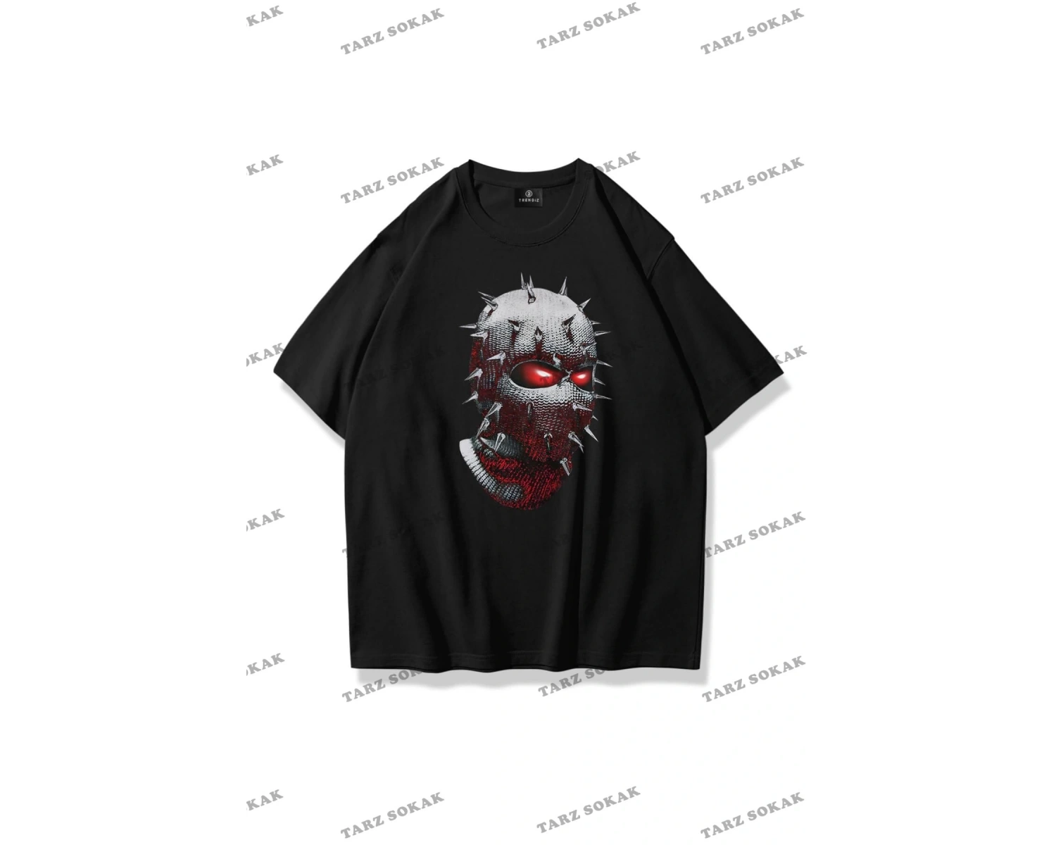 Unisex Çivili Maske Tshirt