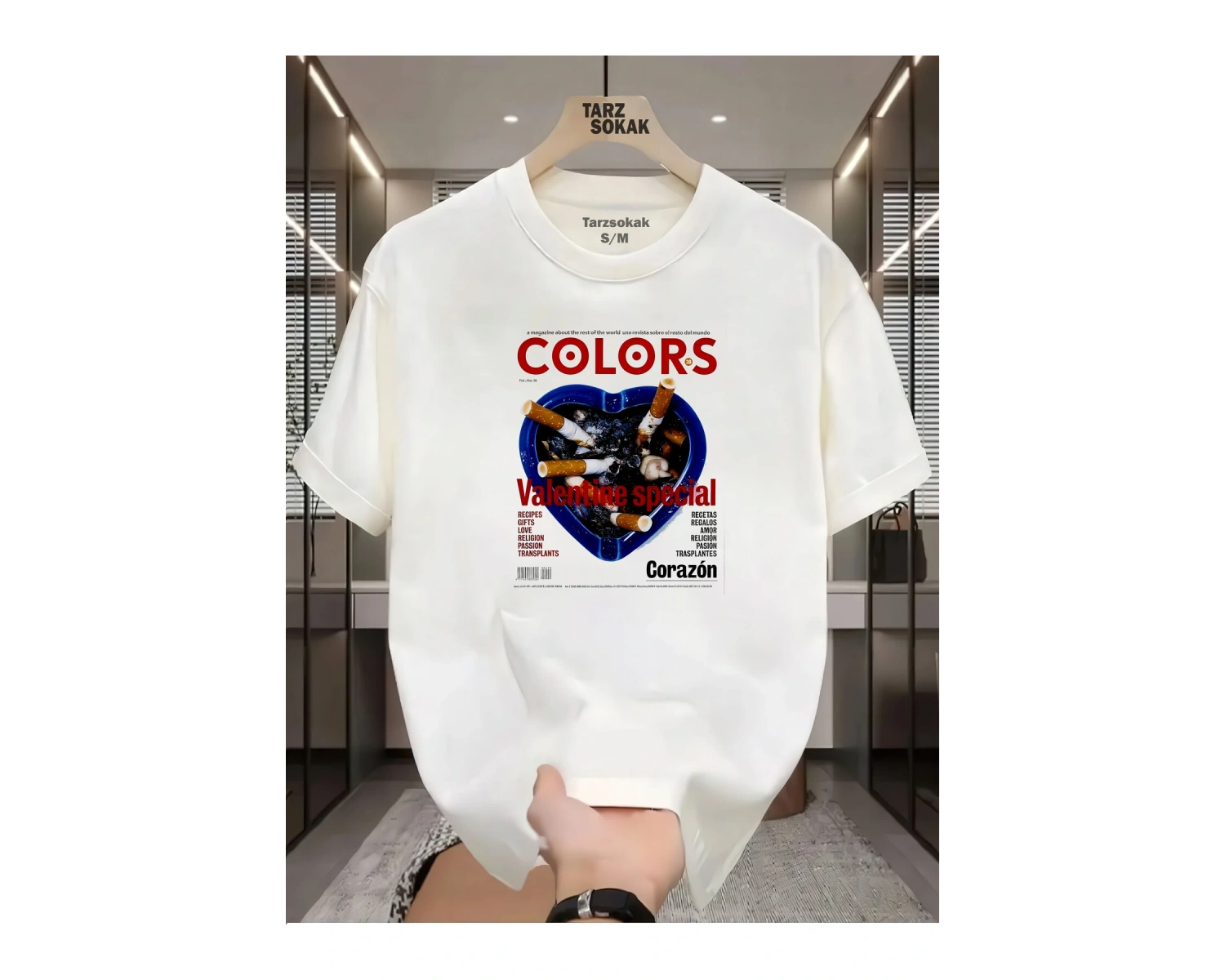 UNİSEX Colots Valentine T-shirt