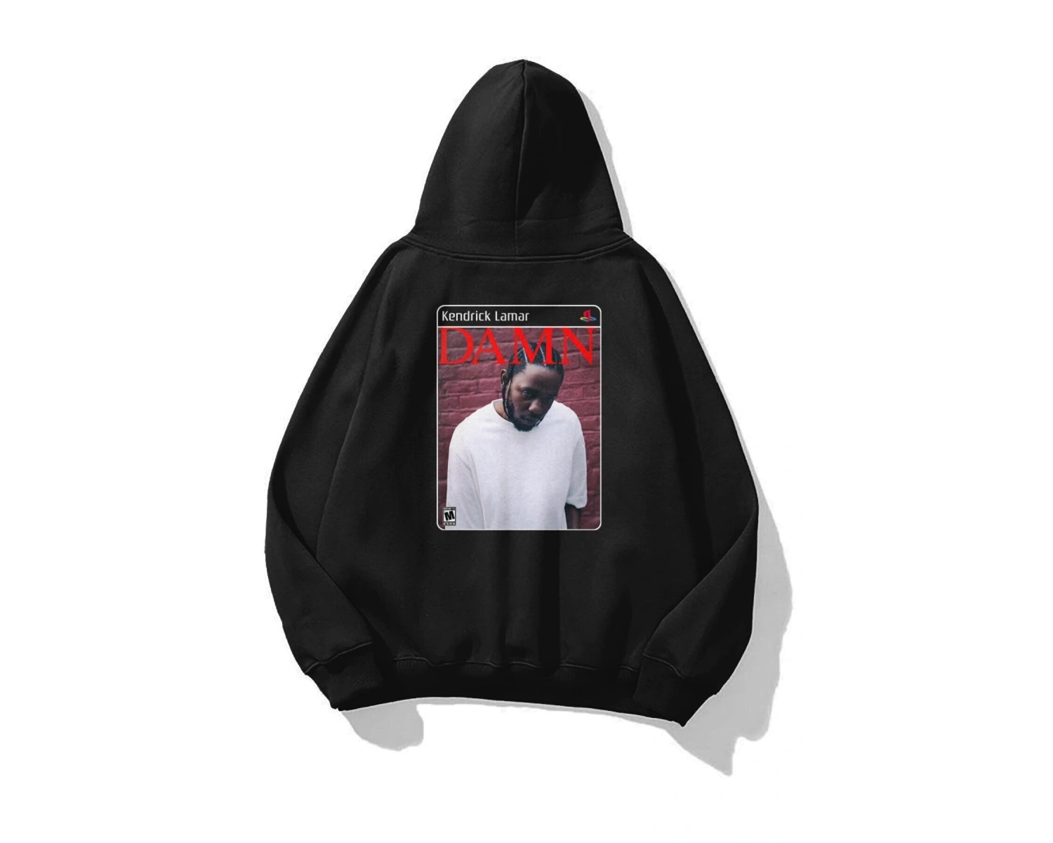 Unisex Damn Kendrick Lamar PS2 Sweatshirt Siyah
