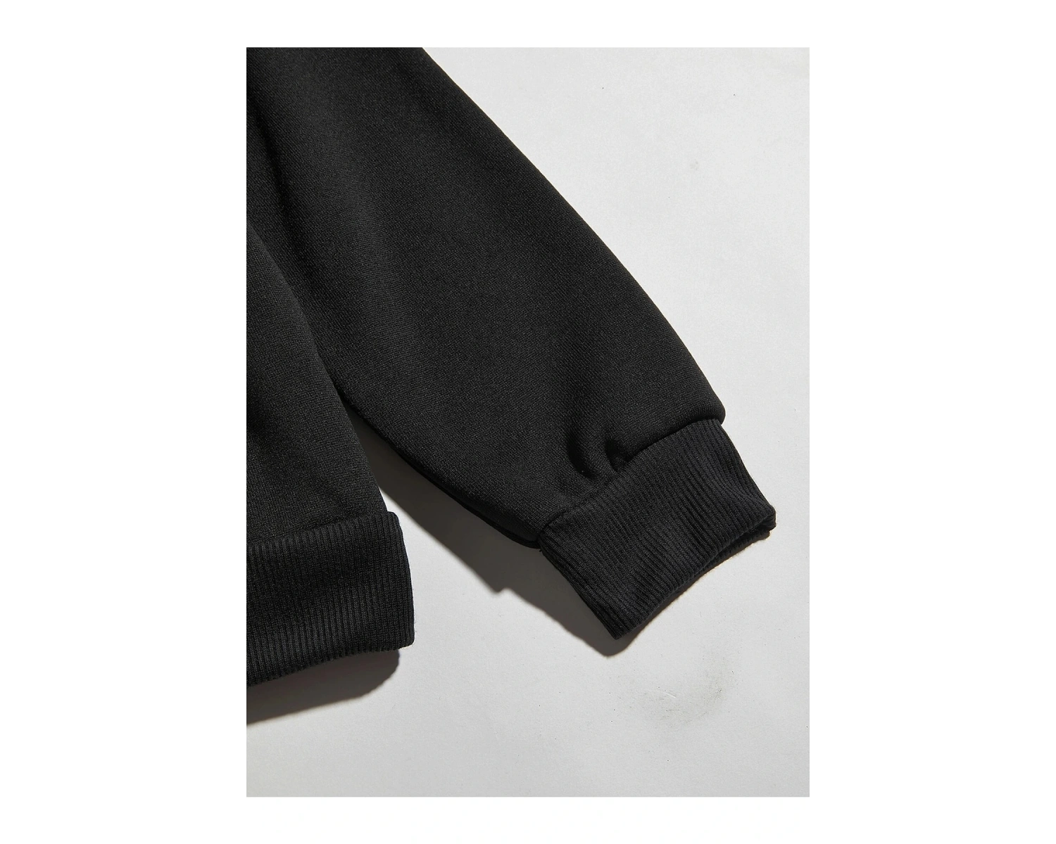 Unisex Deeper Baskılı Oversize Kapüşonlu Sweatshirt Siyah