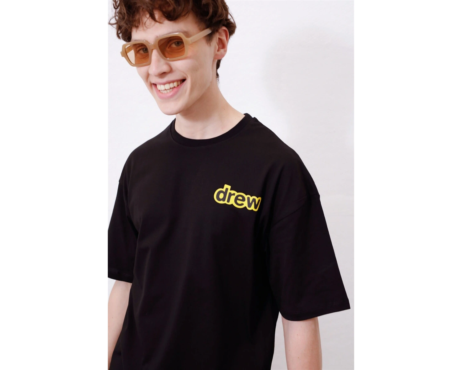 Unisex Drew Bear Beyaz Tshirt