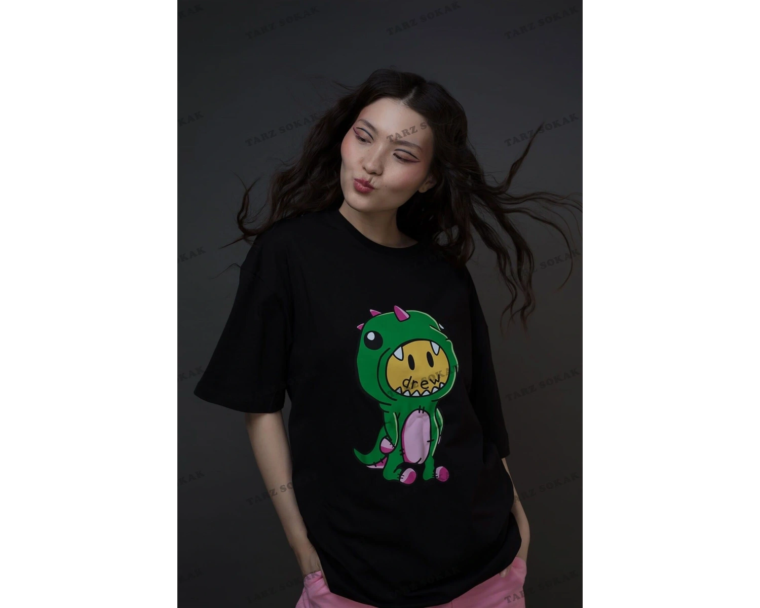 Unisex Drew Canavar Siyah