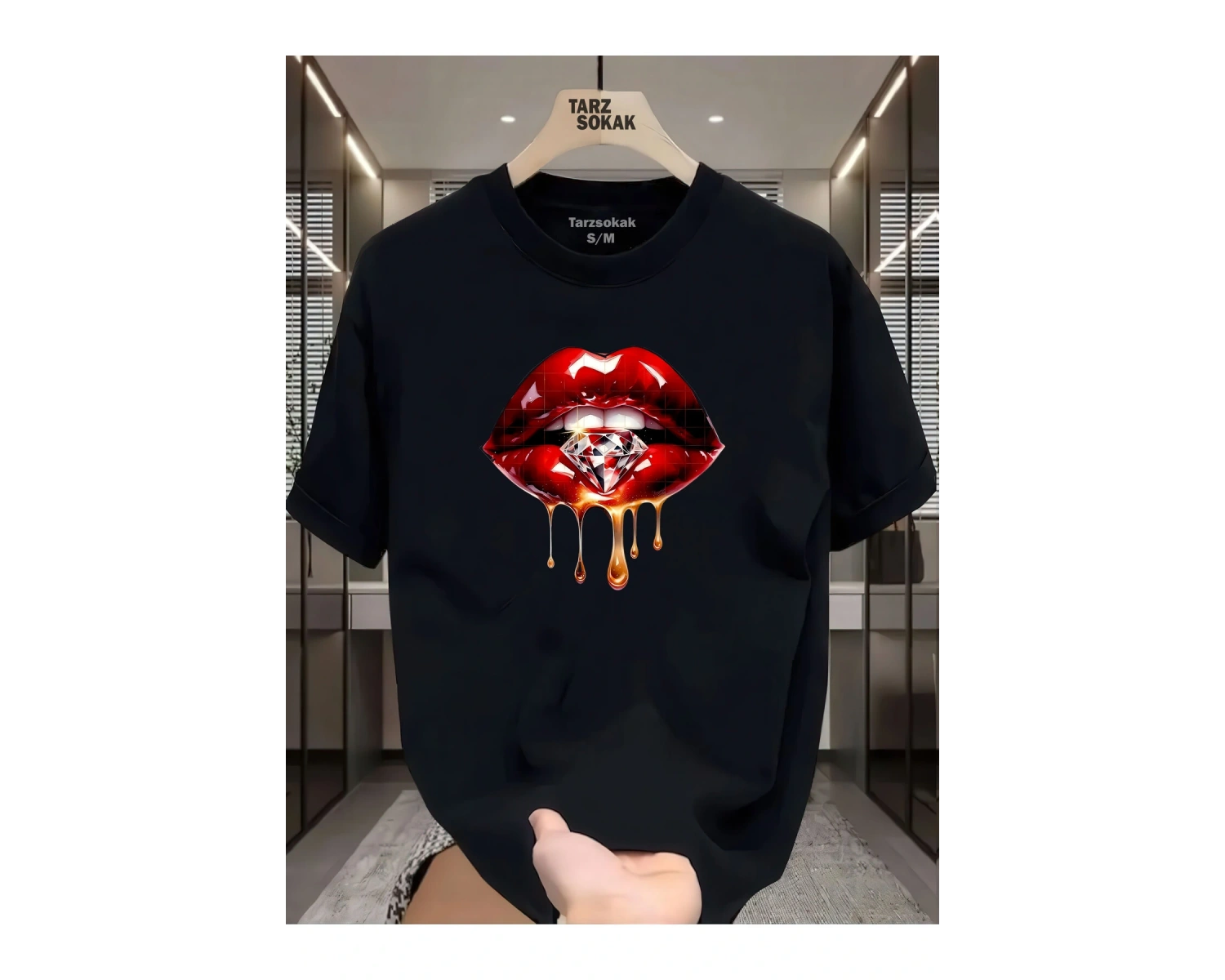 UNİSEX Dudak Lips T-shirt