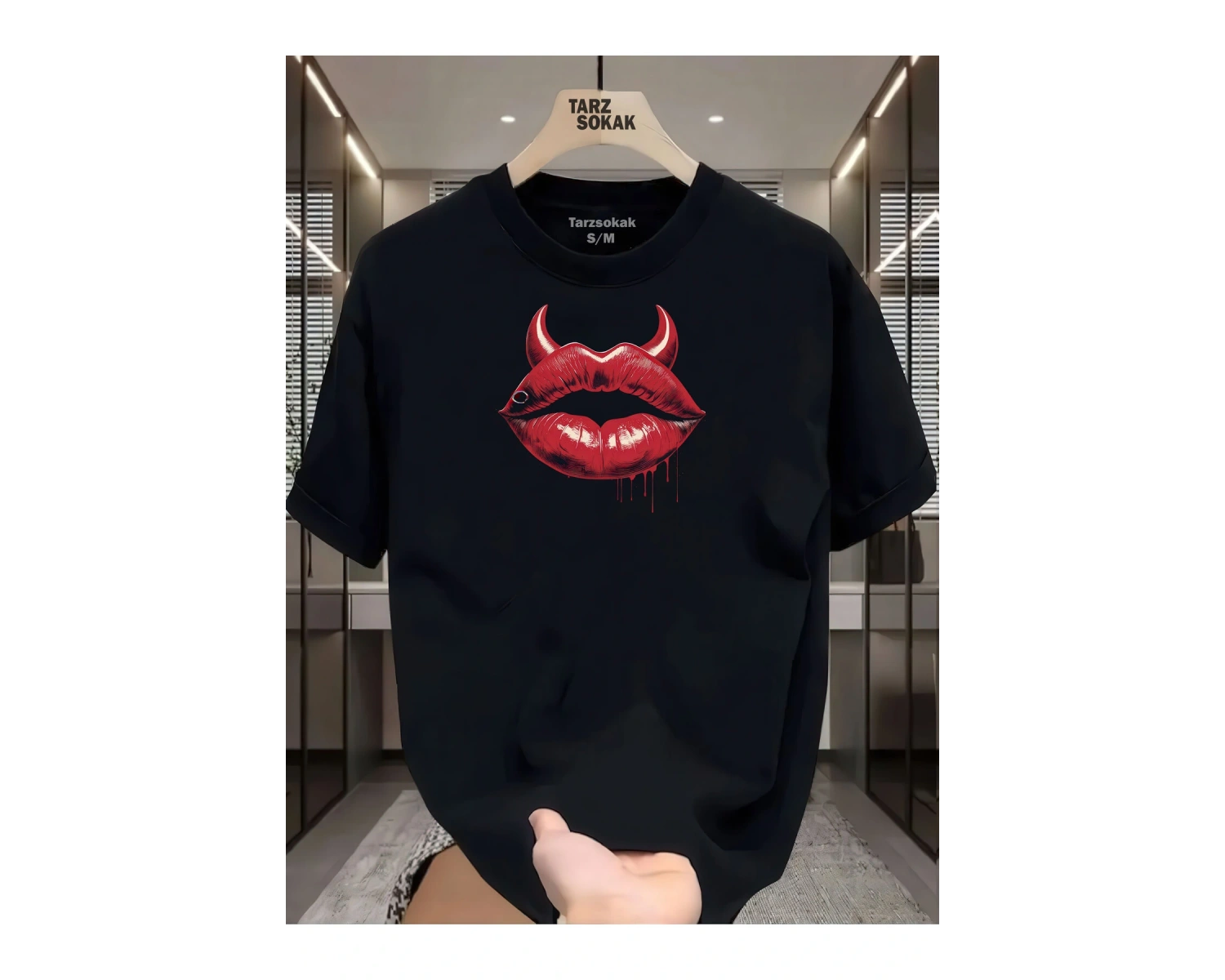 UNİSEX Dudak Lips T-shirt