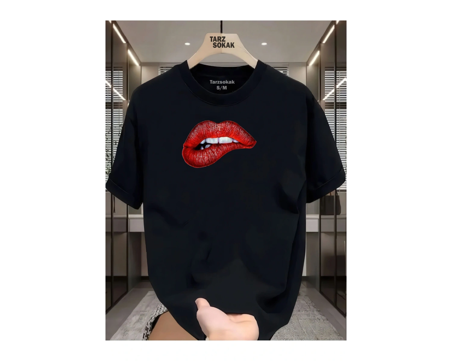 UNİSEX Dudak Lips T-shirt
