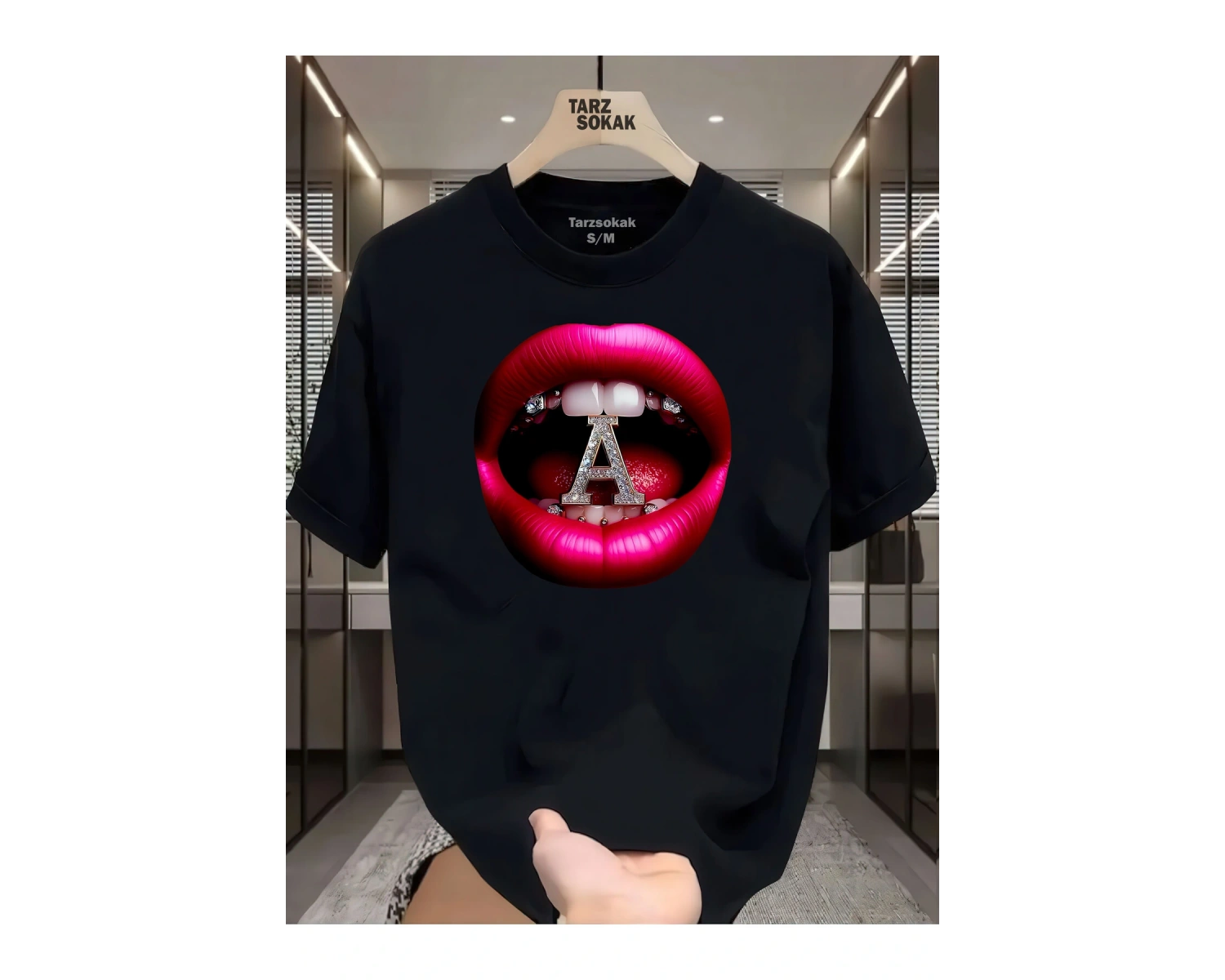 UNİSEX Dudak Lips T-shirt
