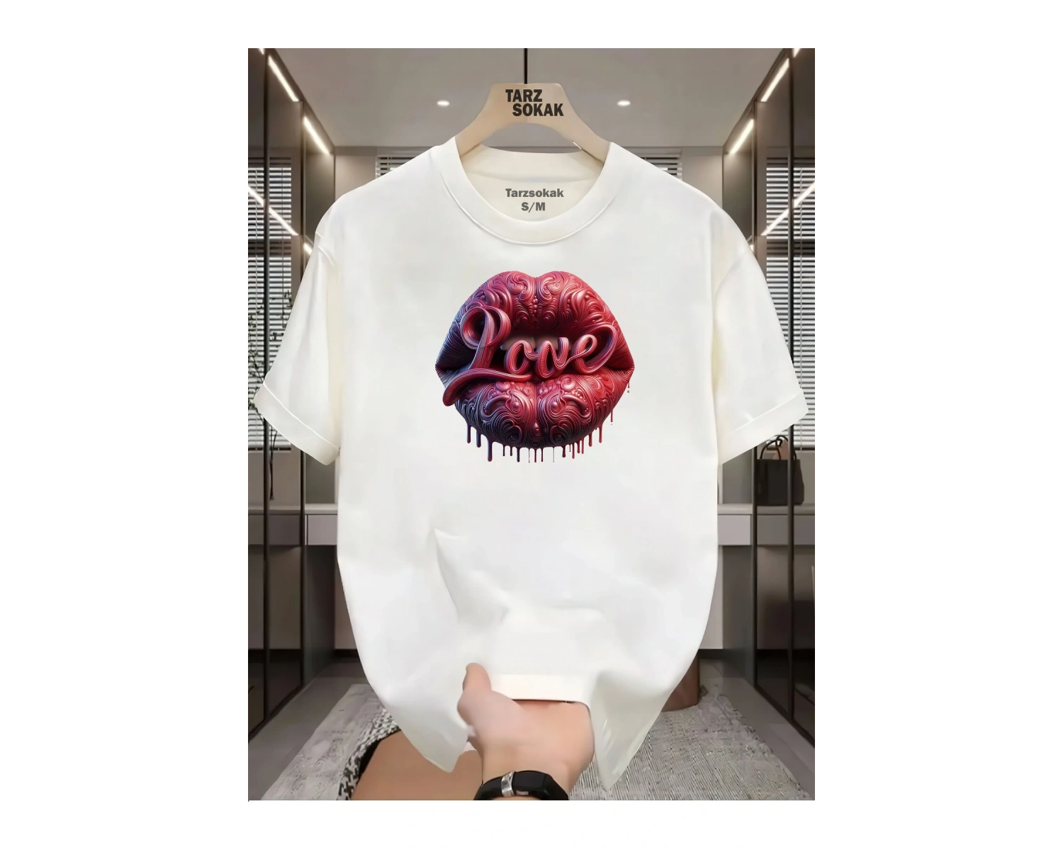 UNİSEX Dudak Lips T-shirt