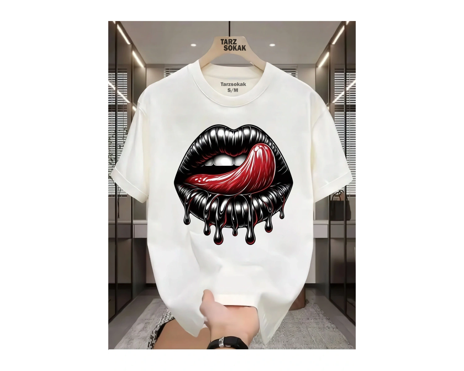 UNİSEX Dudak Lips T-shirt