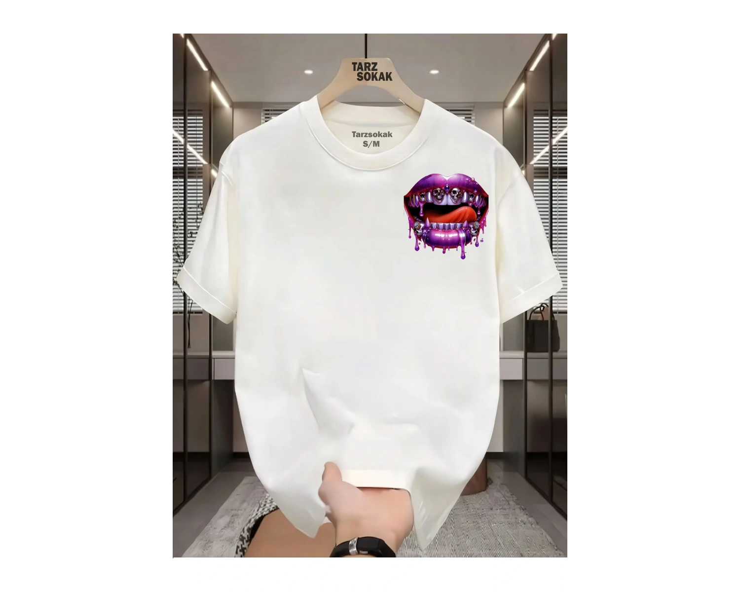 UNİSEX Dudak Lips T-shirt