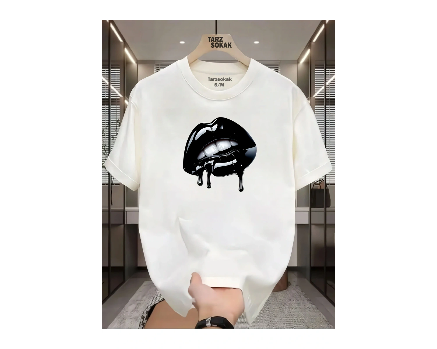 UNİSEX Dudak Lips T-shirt