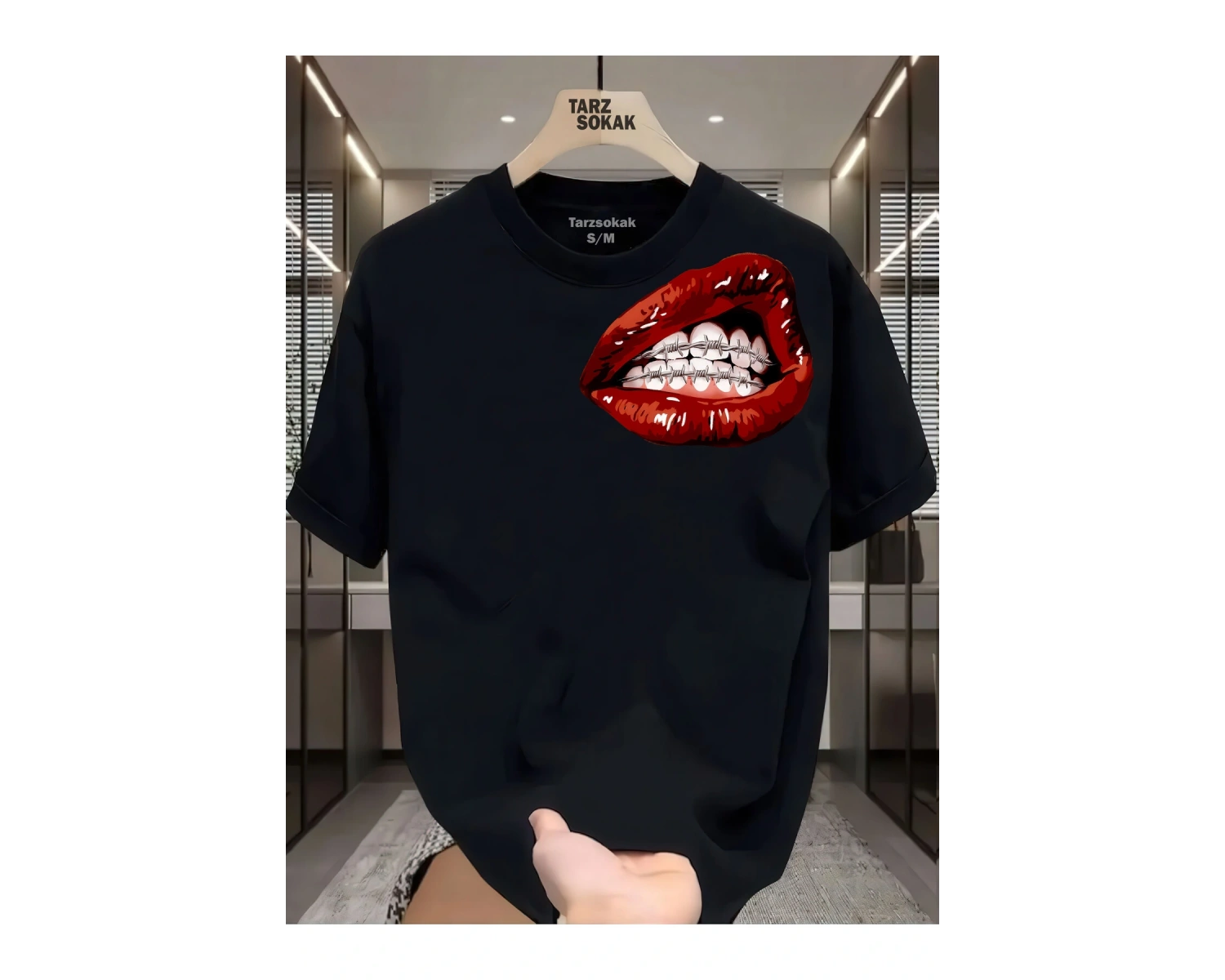 UNİSEX Dudak Lips T-shirt