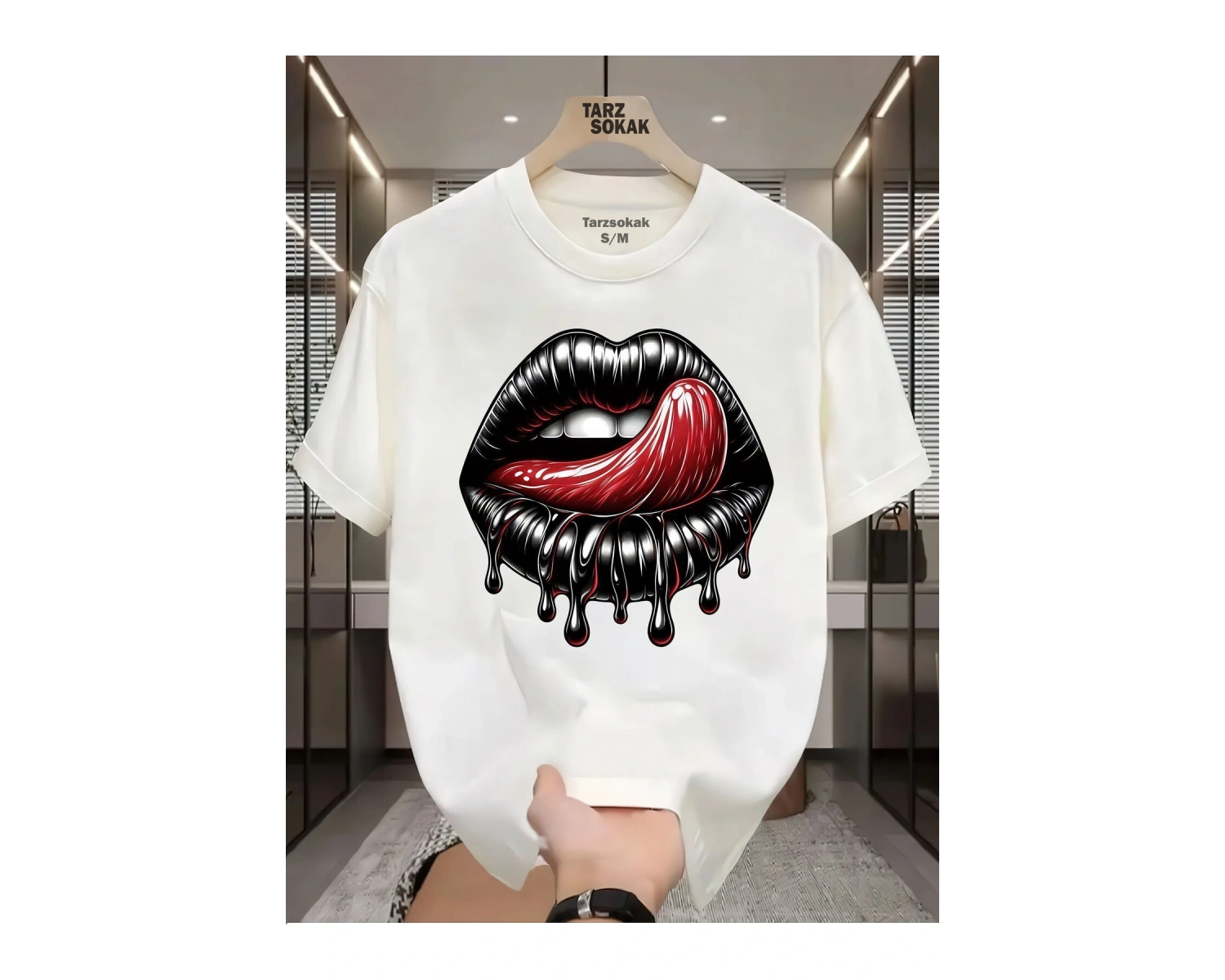 UNİSEX Dudak Lips T-shirt