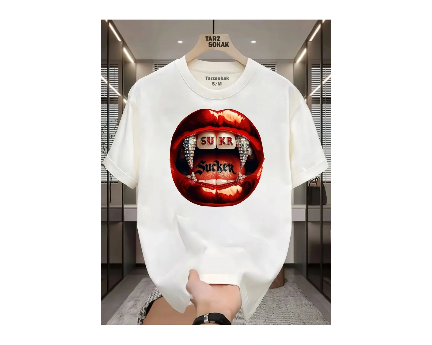 UNİSEX Dudak Lips T-shirt