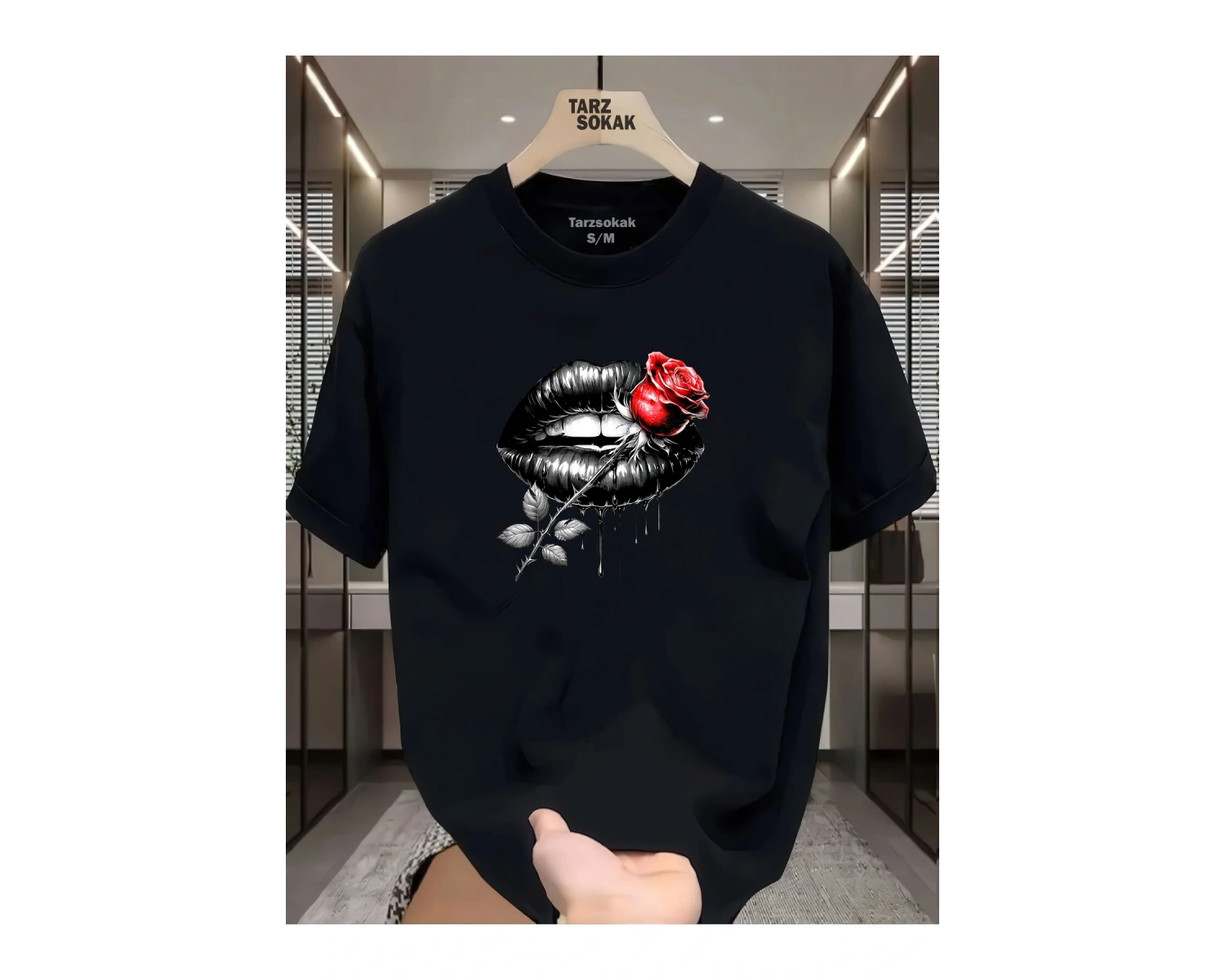 UNİSEX Dudak Lips T-shirt